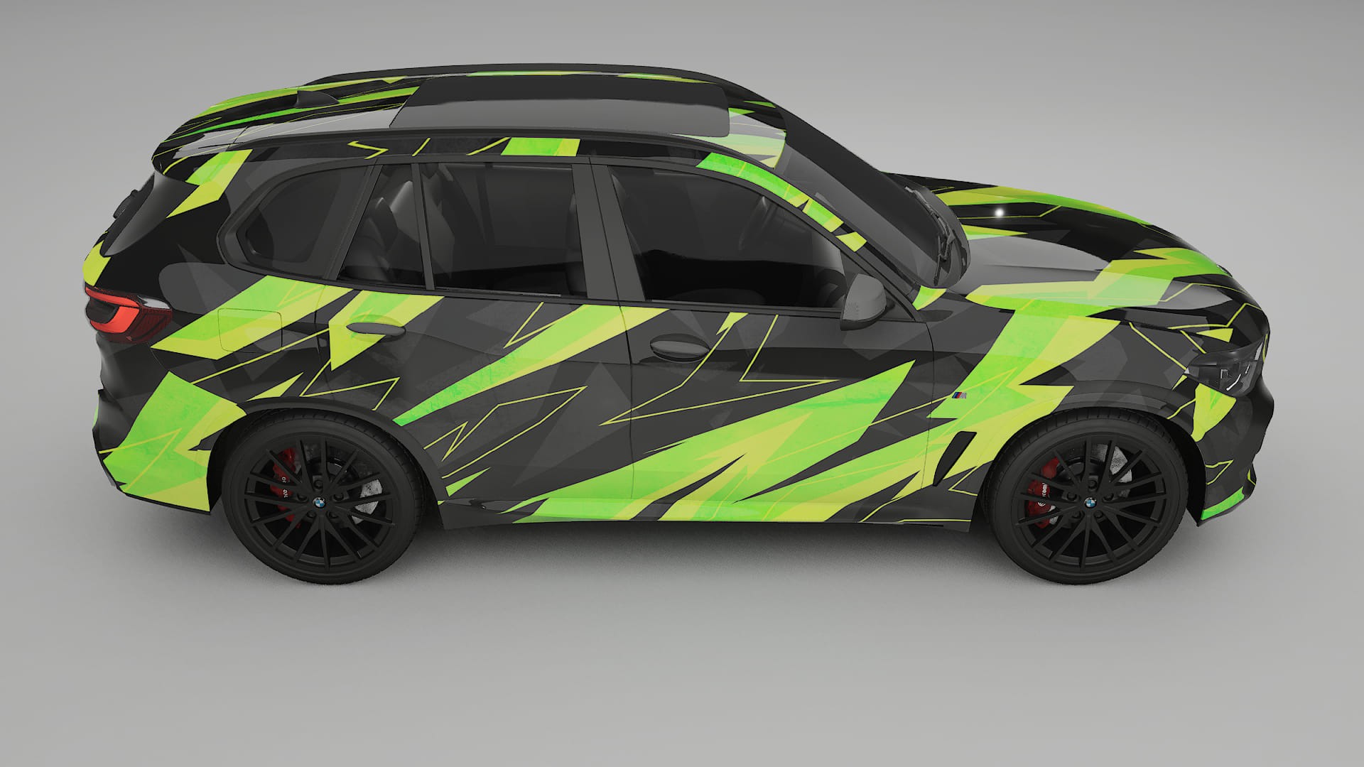 BMW X5 G05 M-Sport NINJA TURTLES – Ontworpen Wrap PPF Kit van Printbaar Polyurethaanfolie