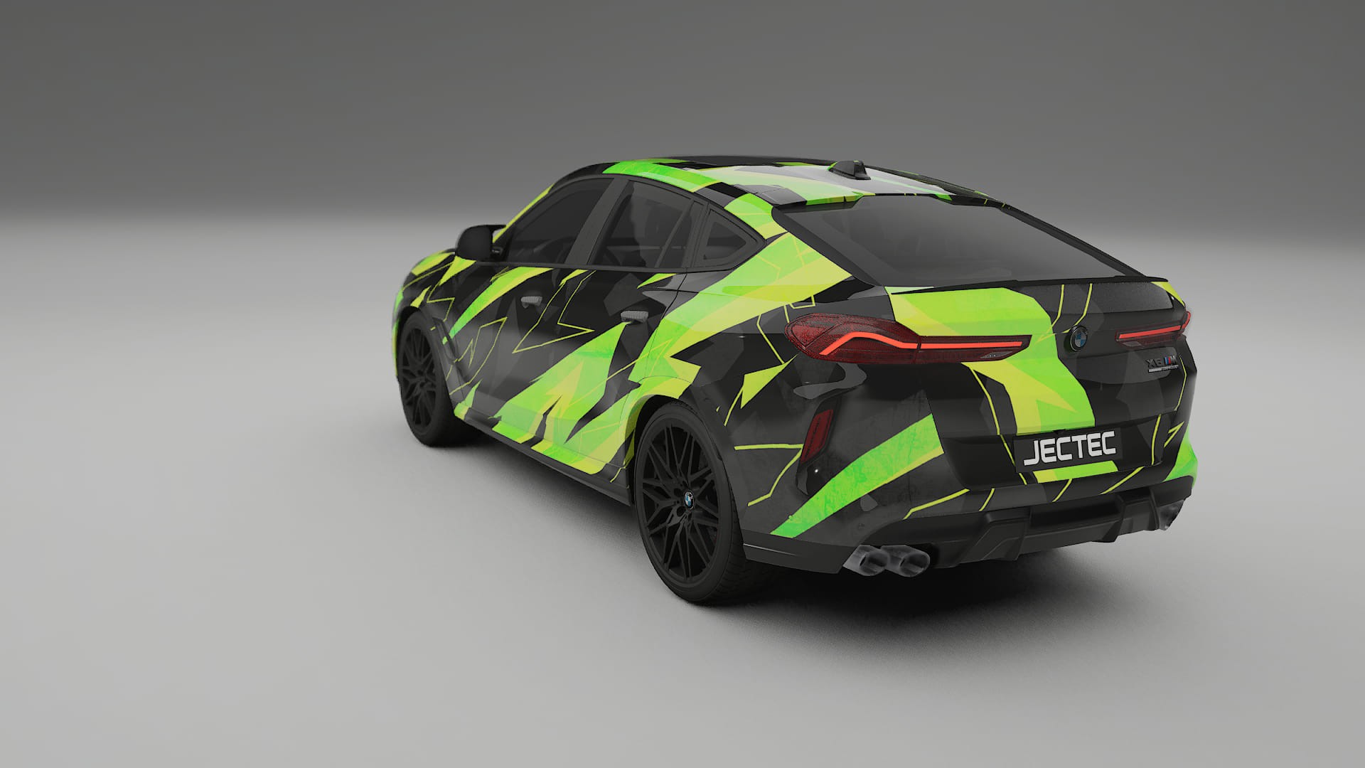 BMW X6 F96 Competition NINJA TURTLES – Ontworpen Wrap PPF Kit van Printbaar Polyurethaanfolie