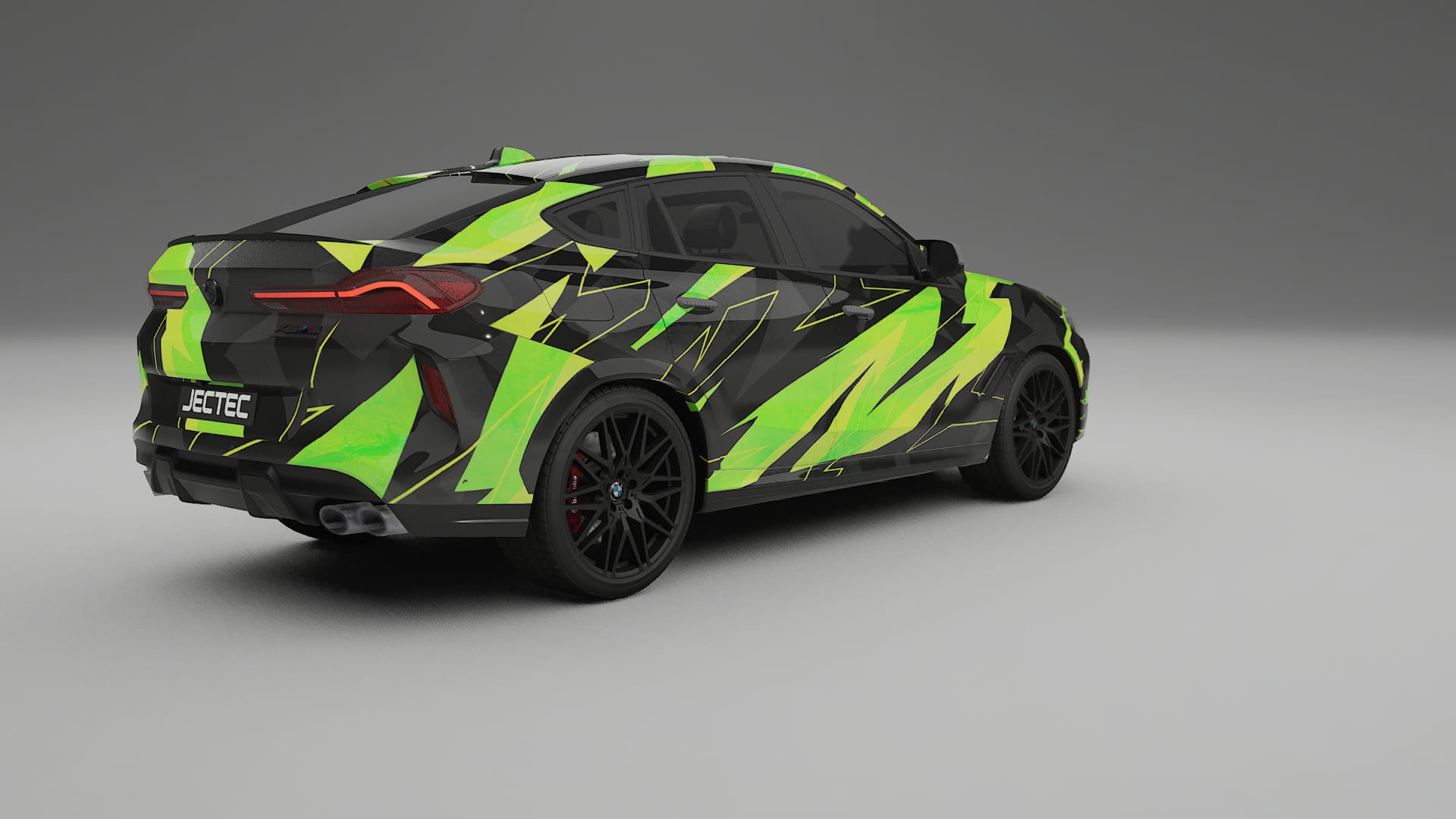 BMW X6 F96 Competition NINJA TURTLES – Ontworpen Wrap PPF Kit van Printbaar Polyurethaanfolie
