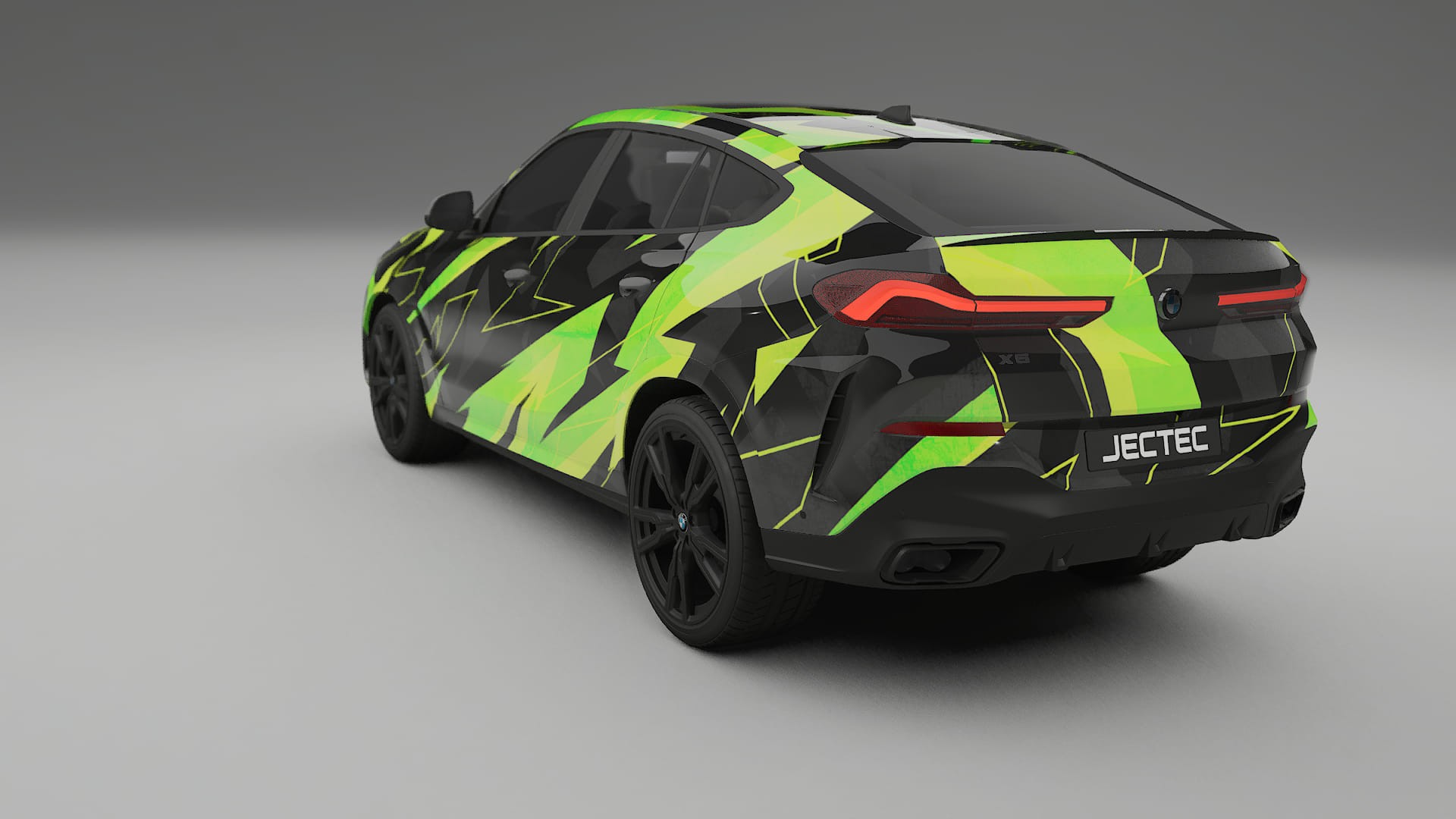 BMW X6 G06 F96 NINJA TURTLES – Ontworpen Wrap PPF Kit van Printbaar Polyurethaanfolie