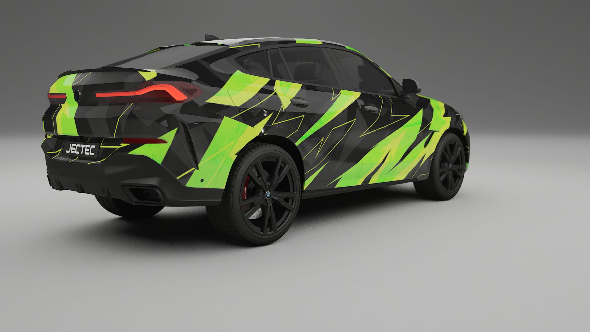 BMW X6 G06 F96 NINJA TURTLES – Ontworpen Wrap PPF Kit van Printbaar Polyurethaanfolie