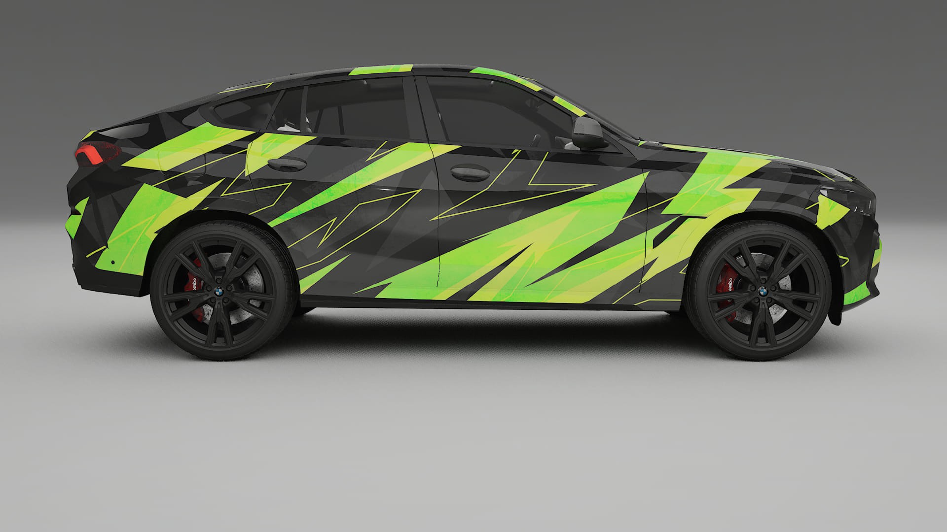 BMW X6 G06 F96 NINJA TURTLES – Ontworpen Wrap PPF Kit van Printbaar Polyurethaanfolie