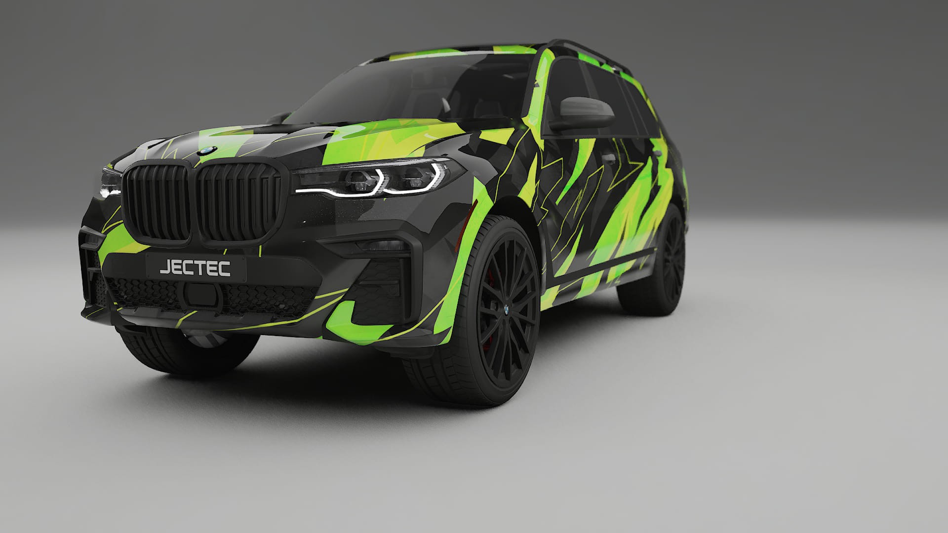 BMW X7 M G07 NINJA TURTLES – Ontworpen Wrap PPF Kit van Printbaar Polyurethaanfolie