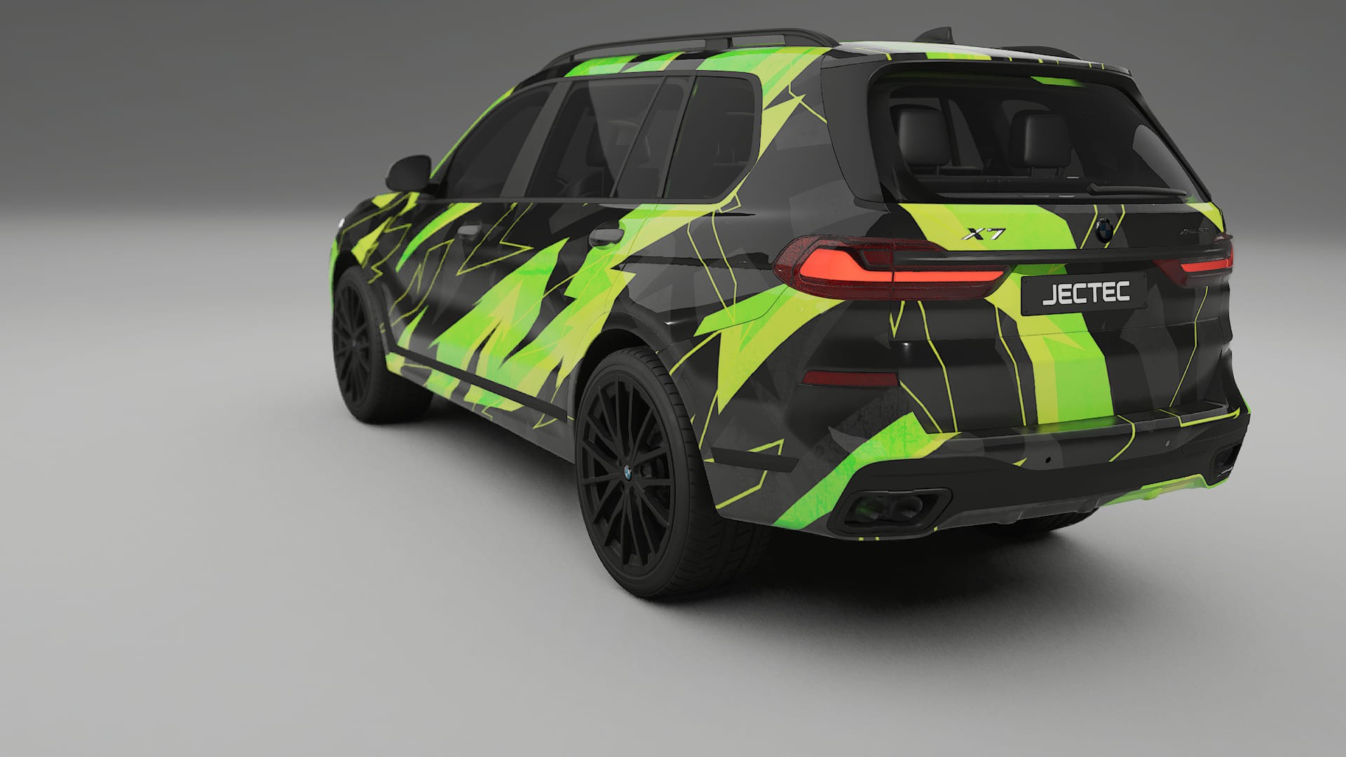 BMW X7 M G07 NINJA TURTLES – Ontworpen Wrap PPF Kit van Printbaar Polyurethaanfolie