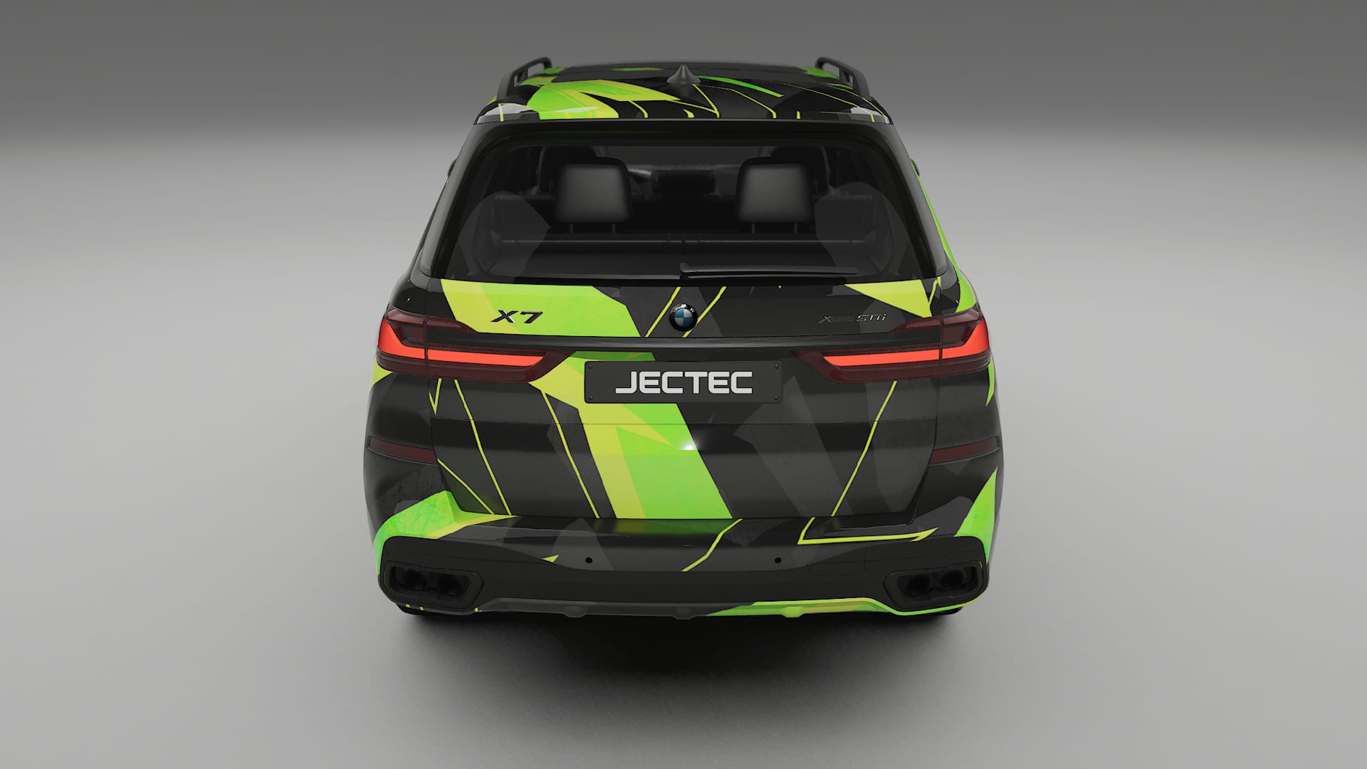 BMW X7 M G07 NINJA TURTLES – Ontworpen Wrap PPF Kit van Printbaar Polyurethaanfolie