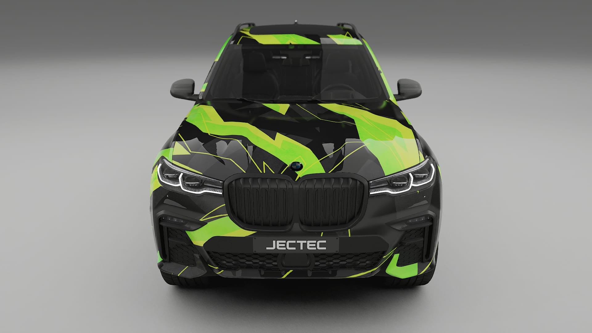 BMW X7 M G07 NINJA TURTLES – Ontworpen Wrap PPF Kit van Printbaar Polyurethaanfolie