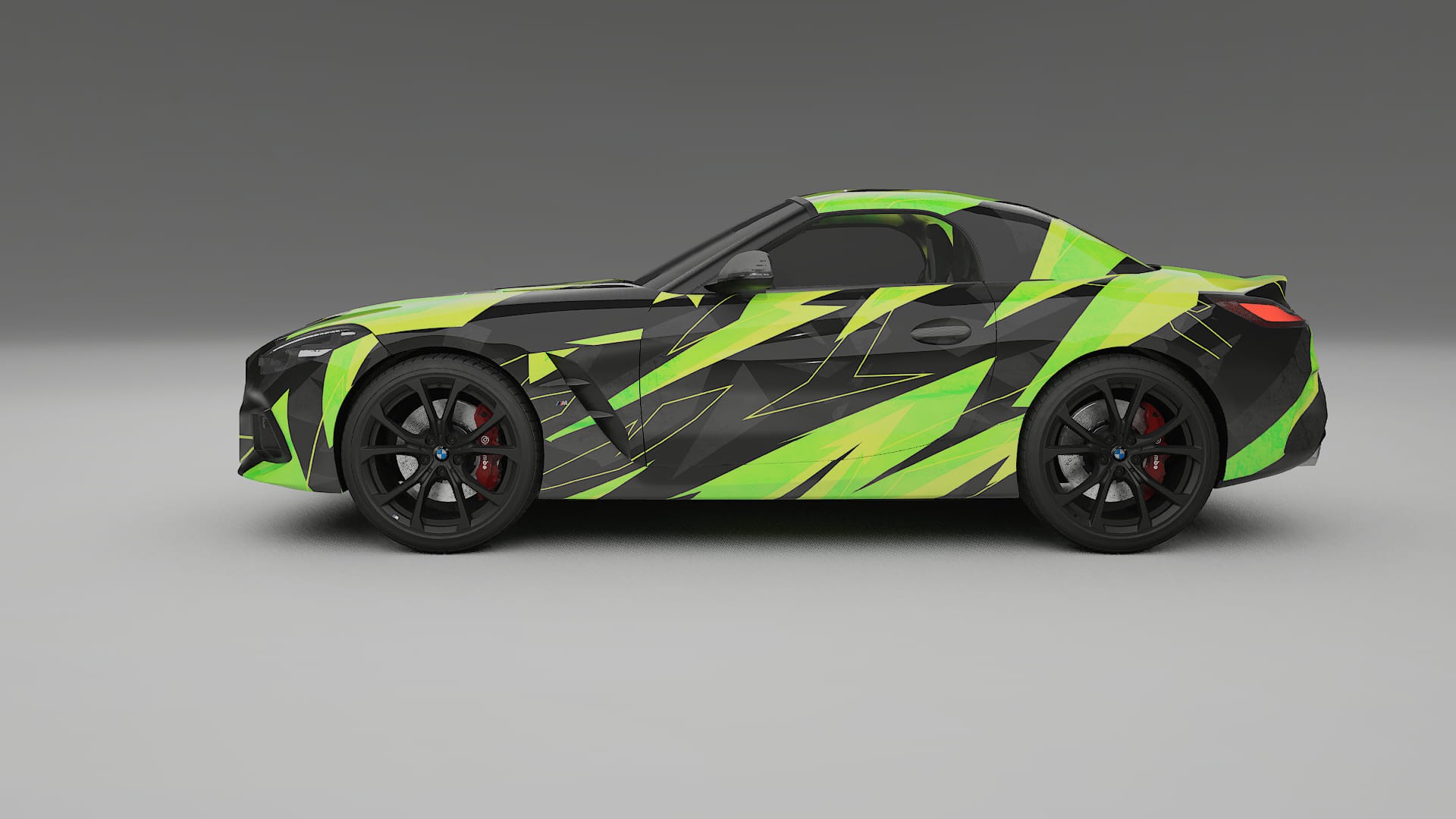 BMW Z4 G29 NINJA TURTLES – Ontworpen Wrap PPF Kit van Printbaar Polyurethaanfolie