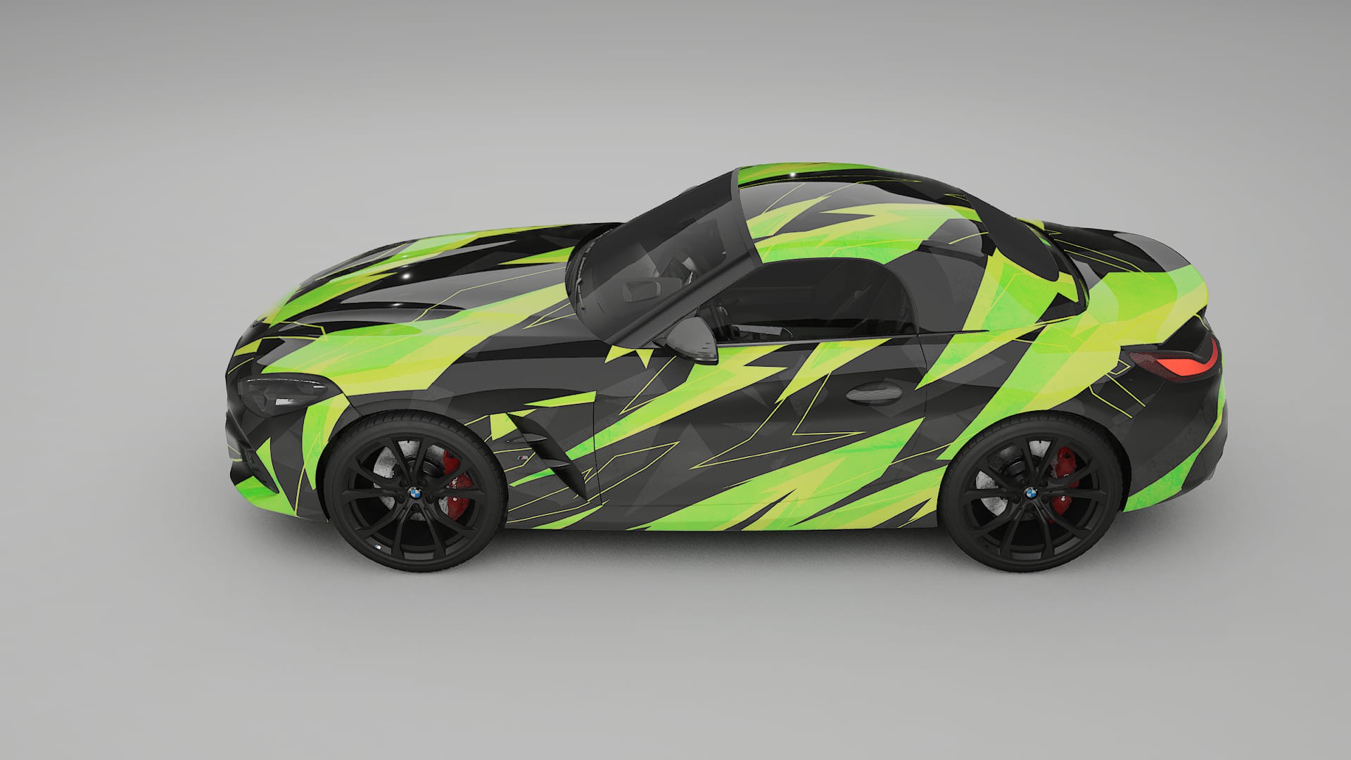 BMW Z4 G29 NINJA TURTLES – Ontworpen Wrap PPF Kit van Printbaar Polyurethaanfolie