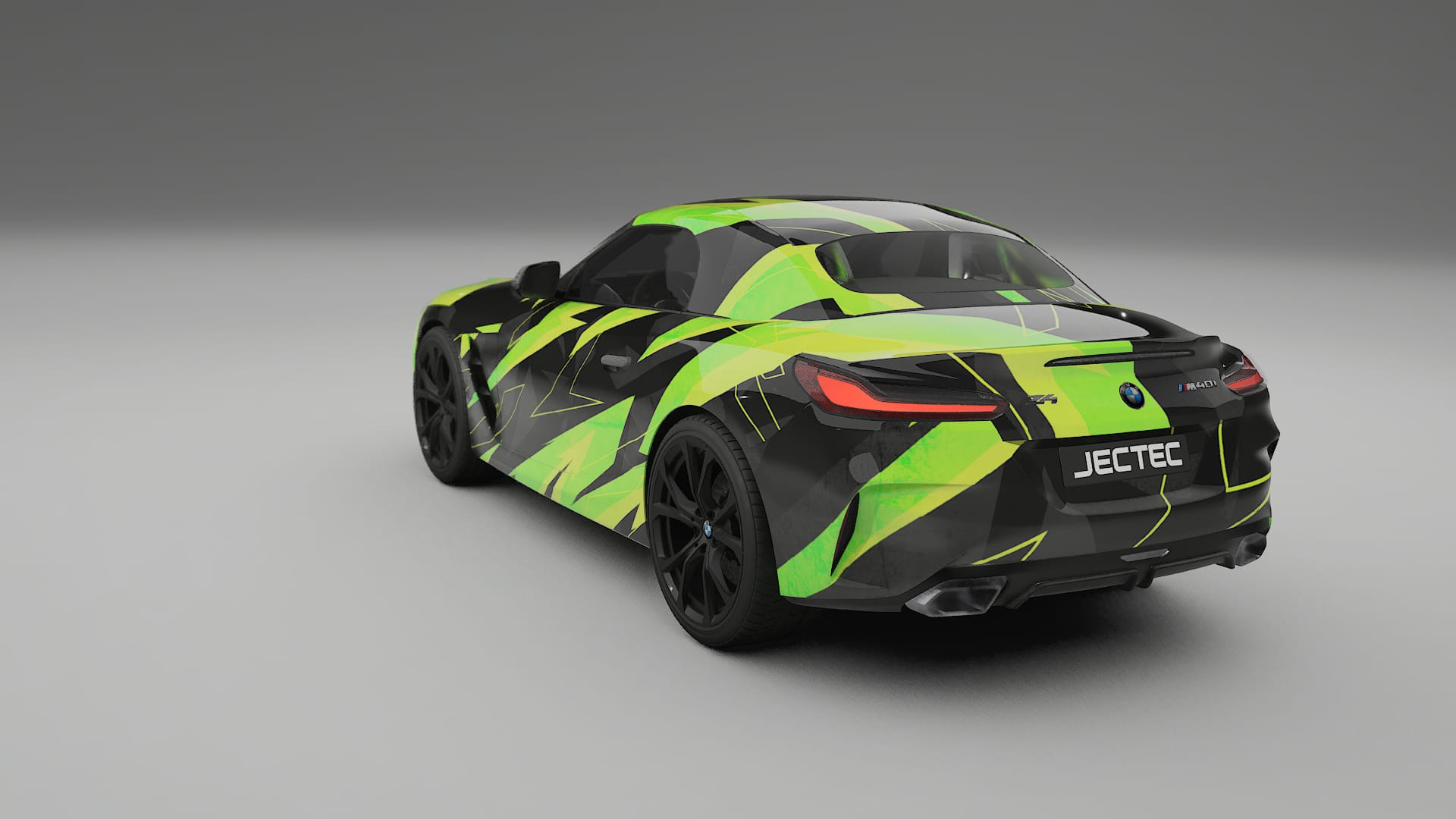 BMW Z4 G29 NINJA TURTLES – Ontworpen Wrap PPF Kit van Printbaar Polyurethaanfolie