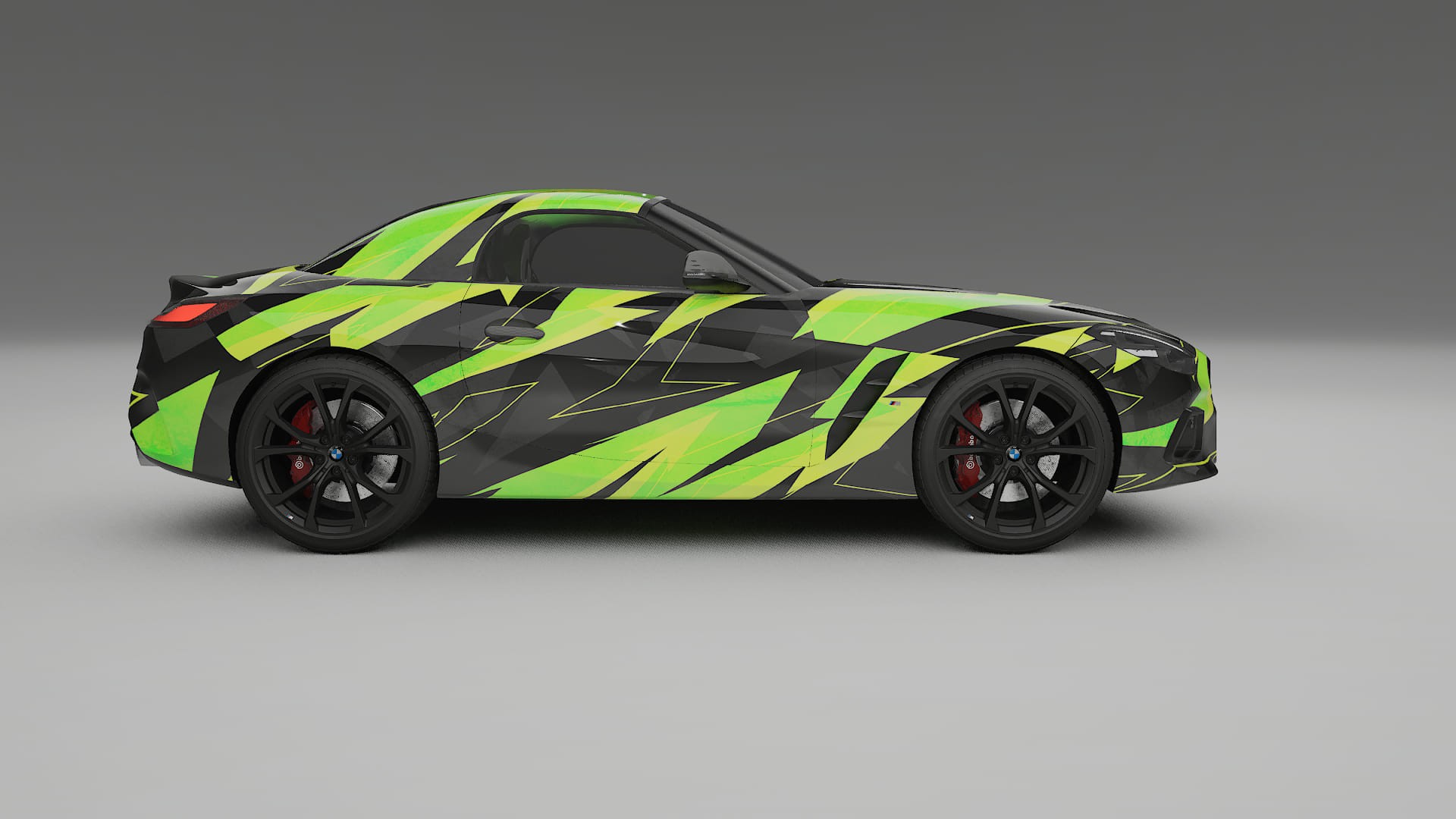 BMW Z4 G29 NINJA TURTLES – Ontworpen Wrap PPF Kit van Printbaar Polyurethaanfolie