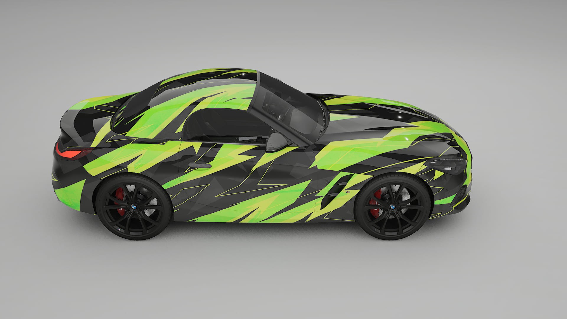BMW Z4 G29 NINJA TURTLES – Ontworpen Wrap PPF Kit van Printbaar Polyurethaanfolie