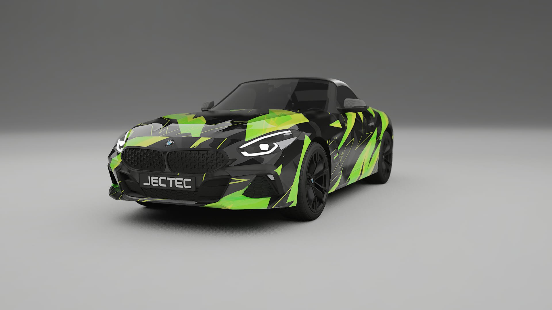 BMW Z4 G29 M40i First edition roadster NINJA TURTLES – Ontworpen Wrap PPF Kit van Printbaar Polyurethaanfolie