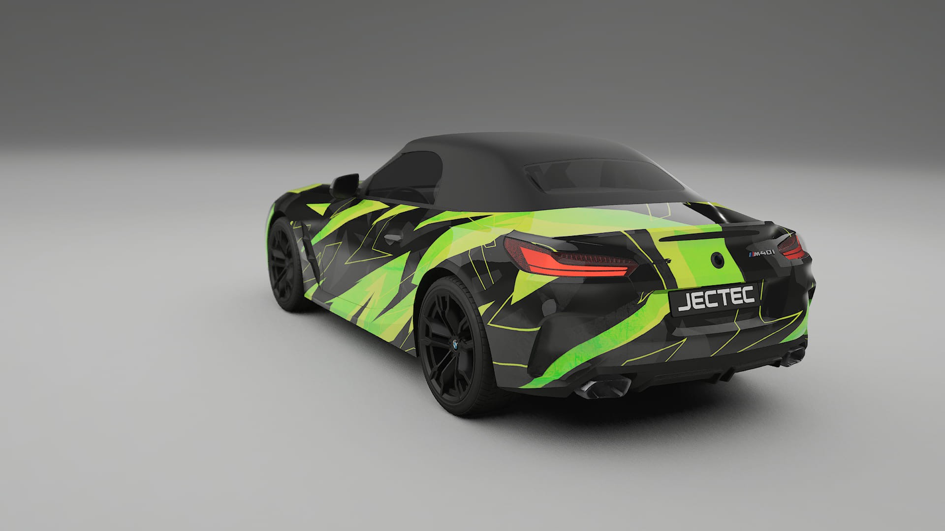 BMW Z4 G29 M40i First edition roadster NINJA TURTLES – Ontworpen Wrap PPF Kit van Printbaar Polyurethaanfolie