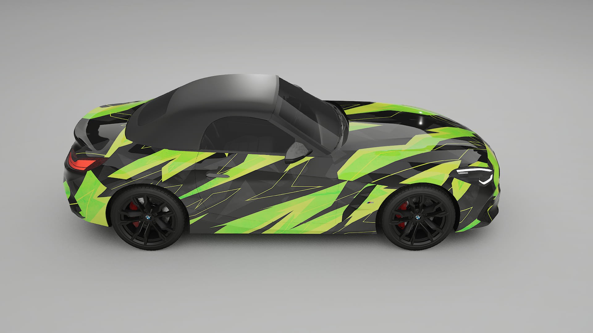 BMW Z4 G29 M40i First edition roadster NINJA TURTLES – Ontworpen Wrap PPF Kit van Printbaar Polyurethaanfolie