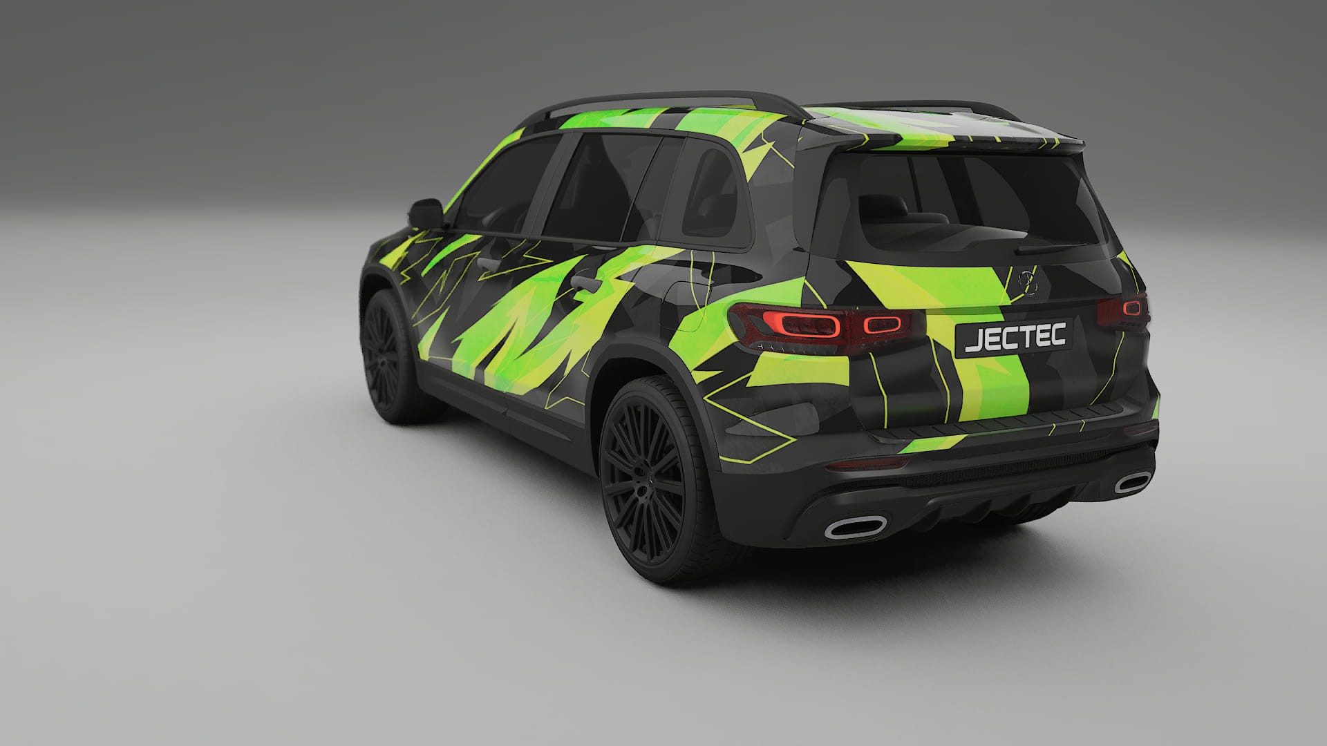 Mercedes AMG GLB NINJA TURTLES – Ontworpen Wrap PPF Kit van Printbaar Polyurethaanfolie