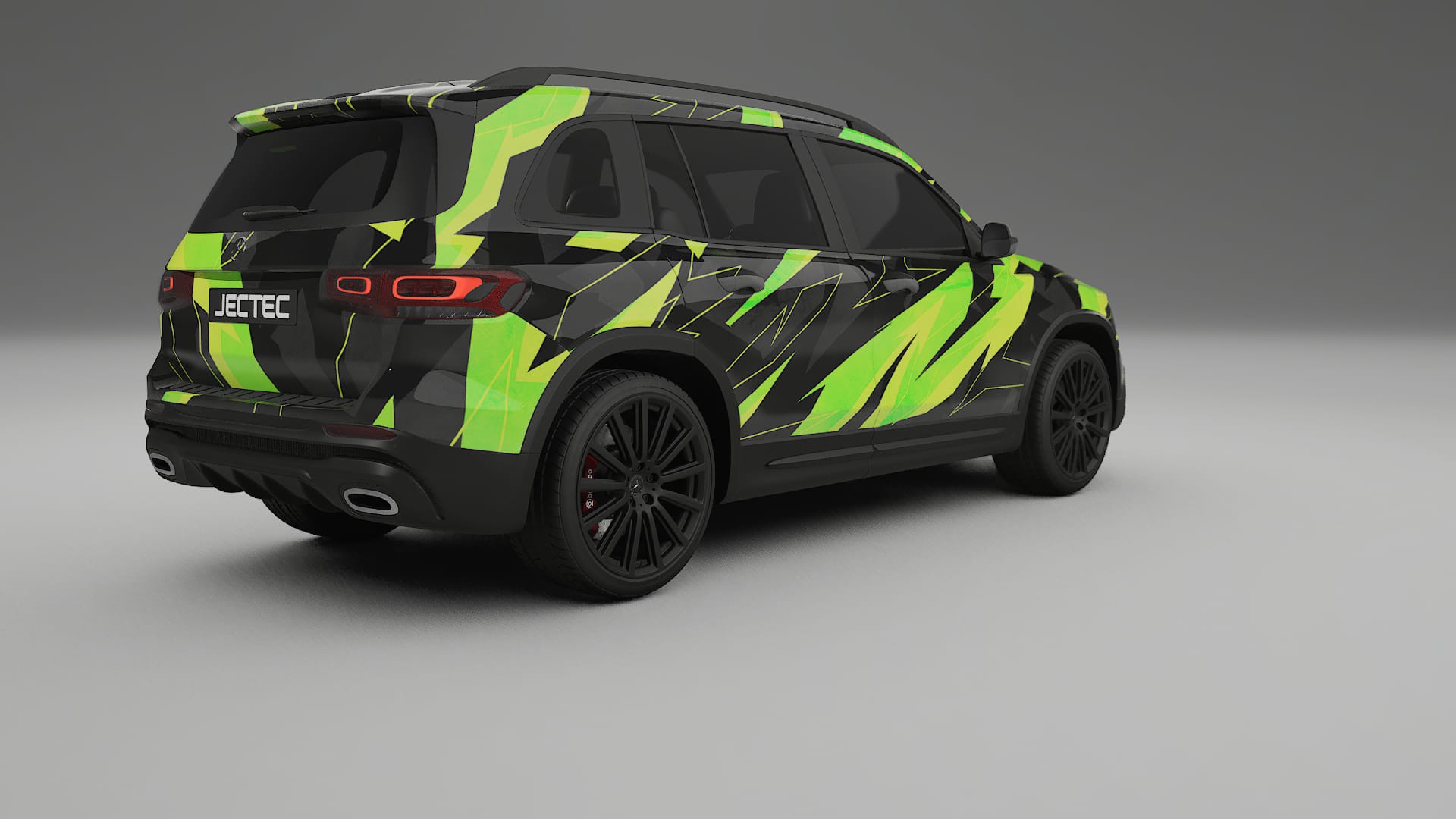 Mercedes AMG GLB NINJA TURTLES – Ontworpen Wrap PPF Kit van Printbaar Polyurethaanfolie