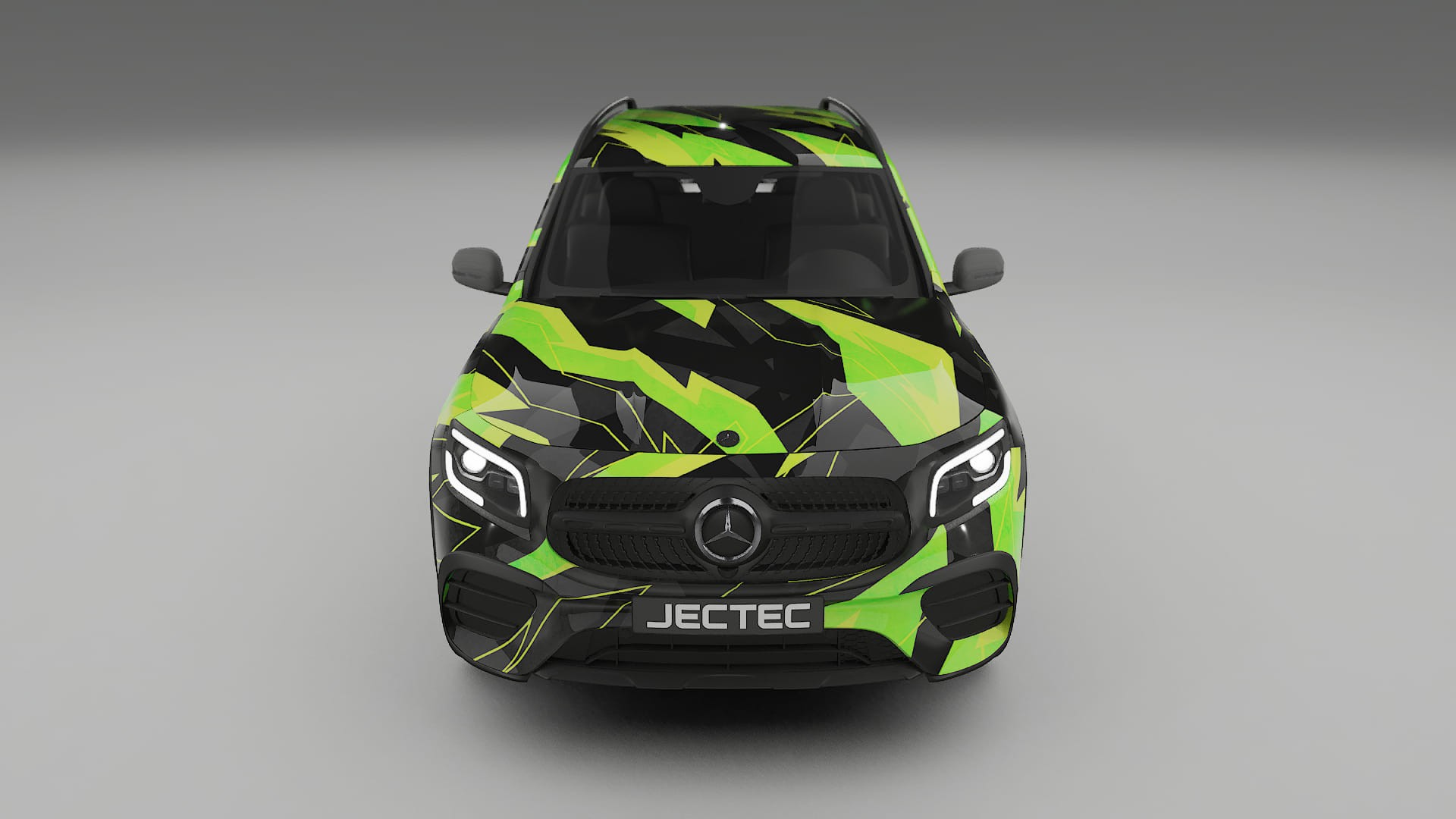 Mercedes AMG GLB NINJA TURTLES – Ontworpen Wrap PPF Kit van Printbaar Polyurethaanfolie