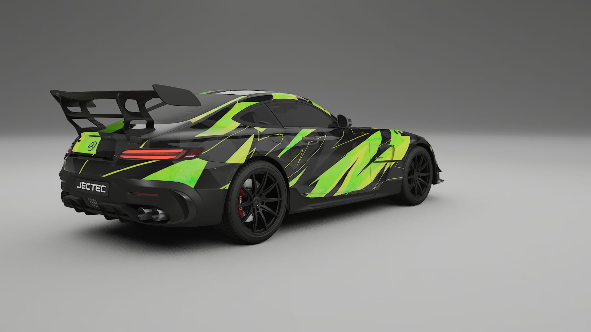 Mercedes AMG GT Black Series C192 Coupe NINJA TURTLES – Ontworpen Wrap PPF Kit van Printbaar Polyurethaanfolie