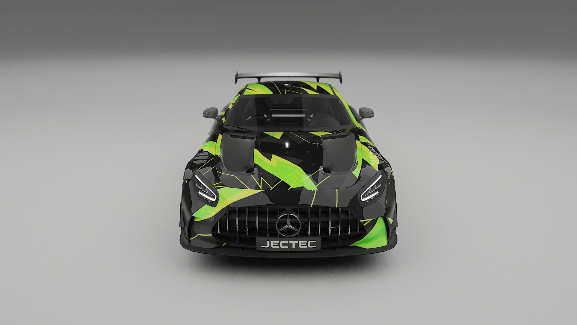 Mercedes AMG GT Black Series C192 Coupe NINJA TURTLES – Ontworpen Wrap PPF Kit van Printbaar Polyurethaanfolie