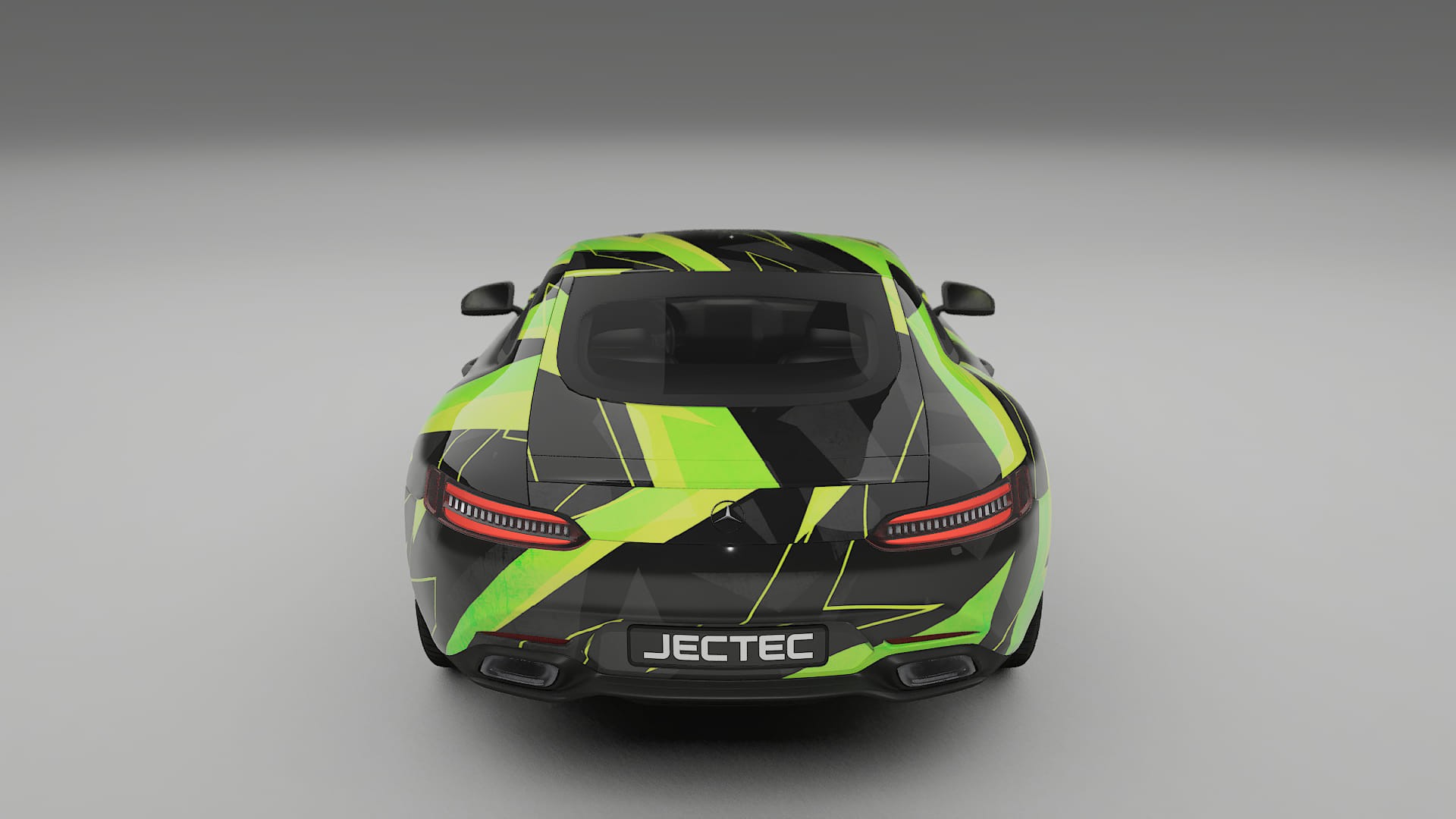 Mercedes AMG GT C190 Coupe NINJA TURTLES – Ontworpen Wrap PPF Kit van Printbaar Polyurethaanfolie