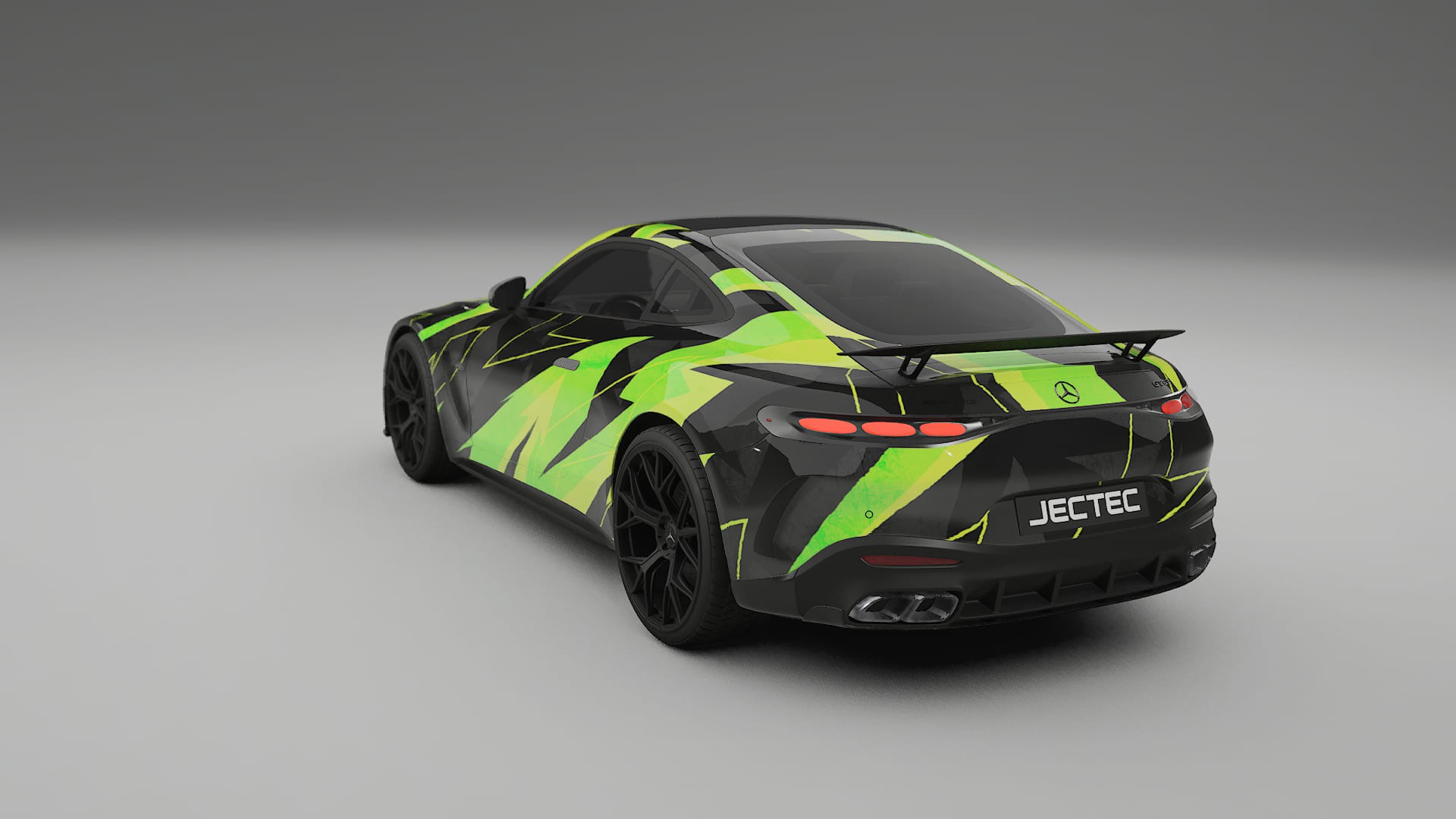 Mercedes AMG GT Coupe C192 NINJA TURTLES – Ontworpen Wrap PPF Kit van Printbaar Polyurethaanfolie