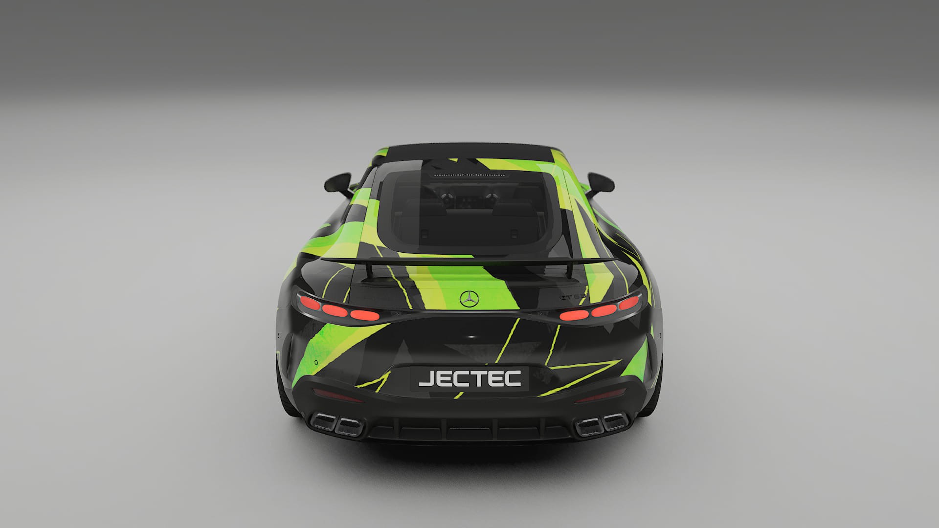 Mercedes AMG GT Coupe C192 NINJA TURTLES – Ontworpen Wrap PPF Kit van Printbaar Polyurethaanfolie