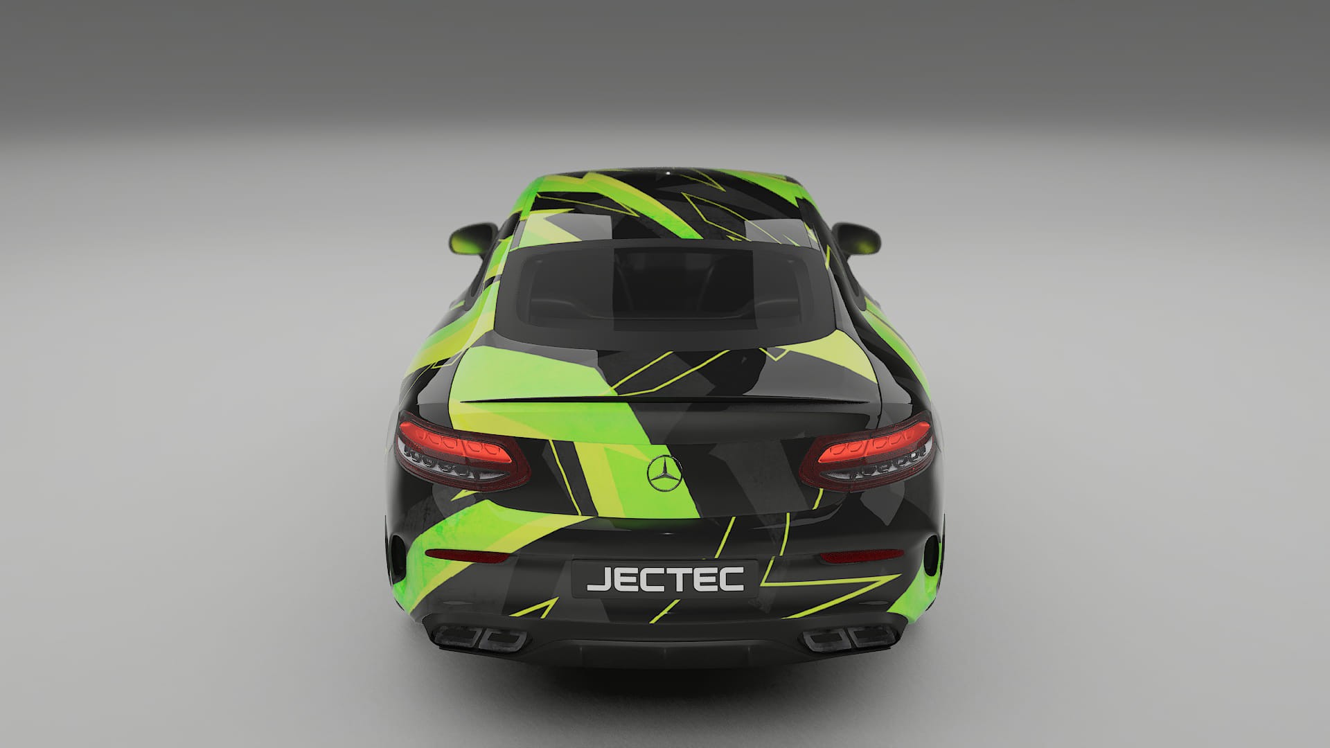 Mercedes C63 AMG W205 Coupe NINJA TURTLES – Ontworpen Wrap PPF Kit van Printbaar Polyurethaanfolie