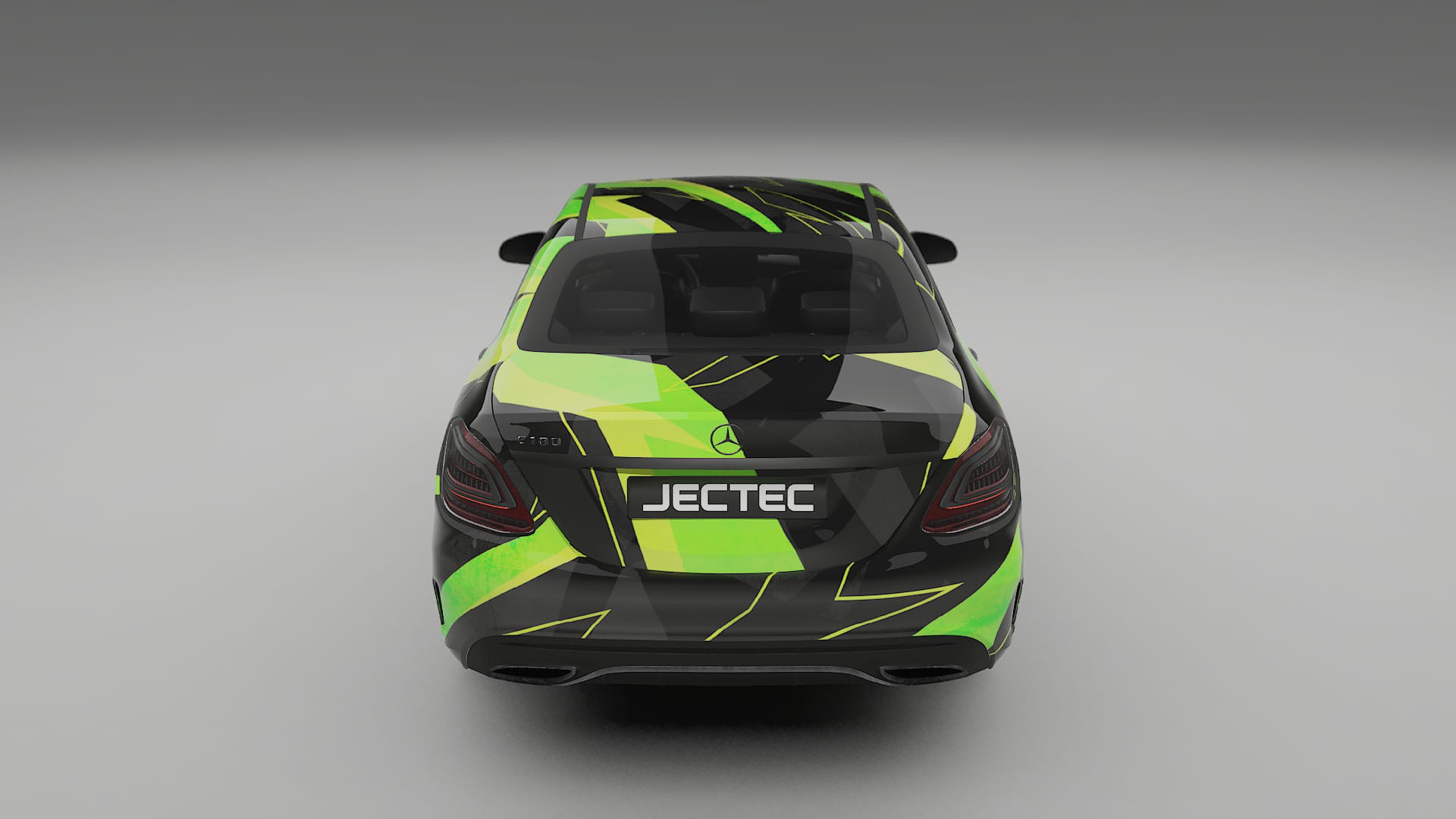 Mercedes C-class W205 AMG sedan NINJA TURTLES – Ontworpen Wrap PPF Kit van Printbaar Polyurethaanfolie