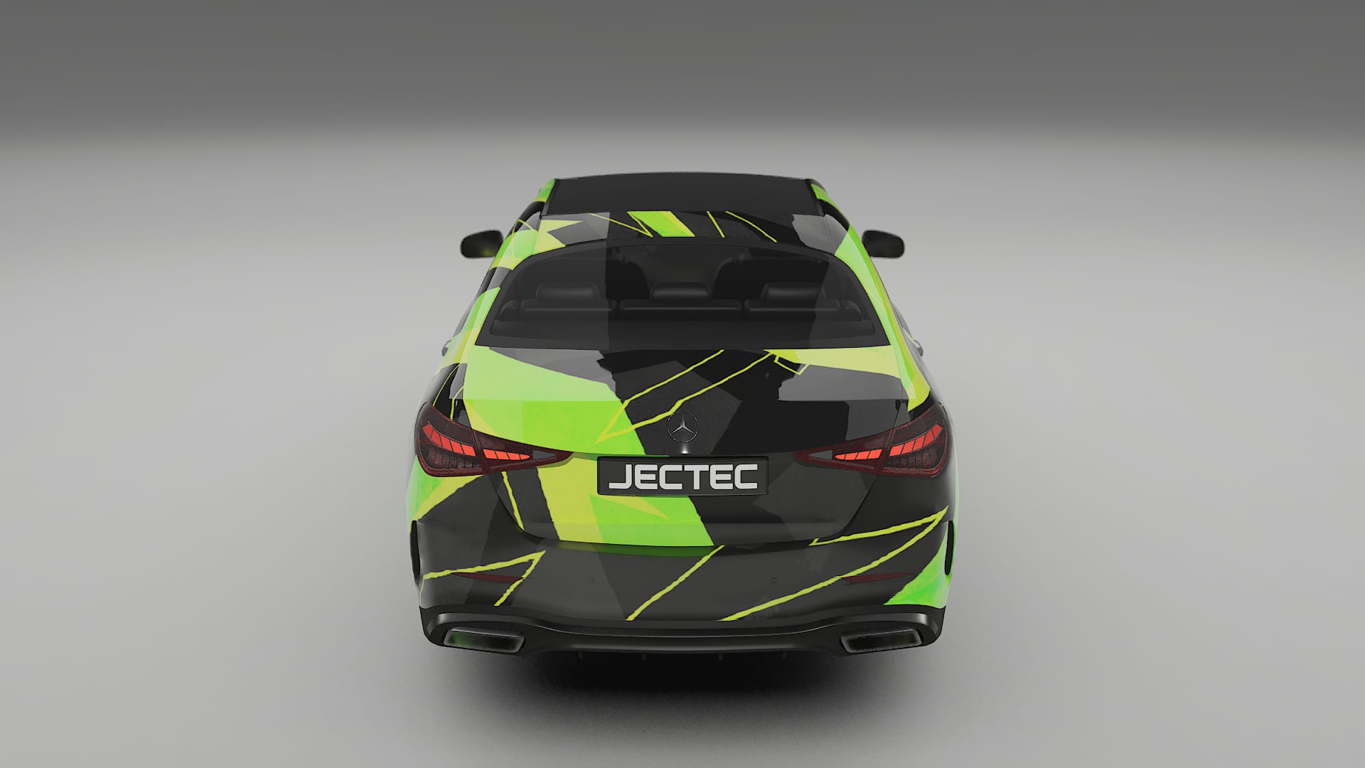 Mercedes C-class W206 NINJA TURTLES – Ontworpen Wrap PPF Kit van Printbaar Polyurethaanfolie