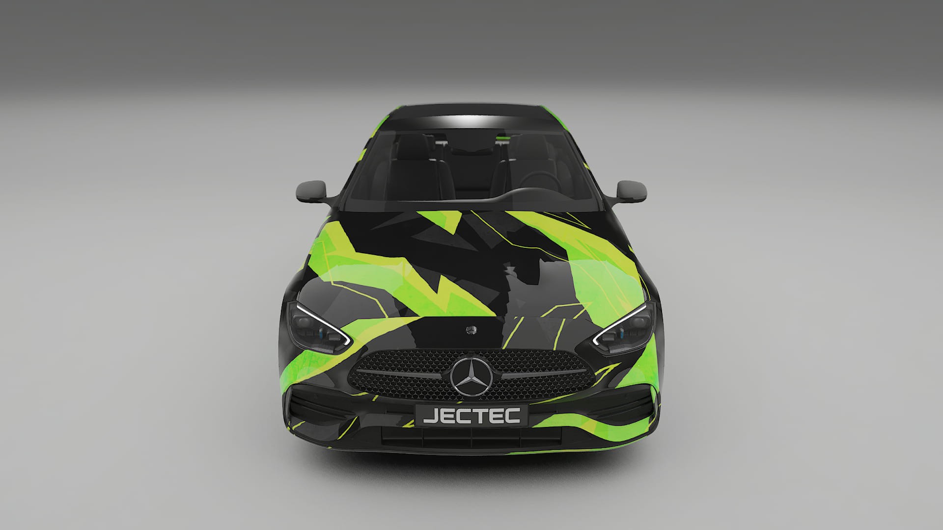 Mercedes C-class W206 NINJA TURTLES – Ontworpen Wrap PPF Kit van Printbaar Polyurethaanfolie
