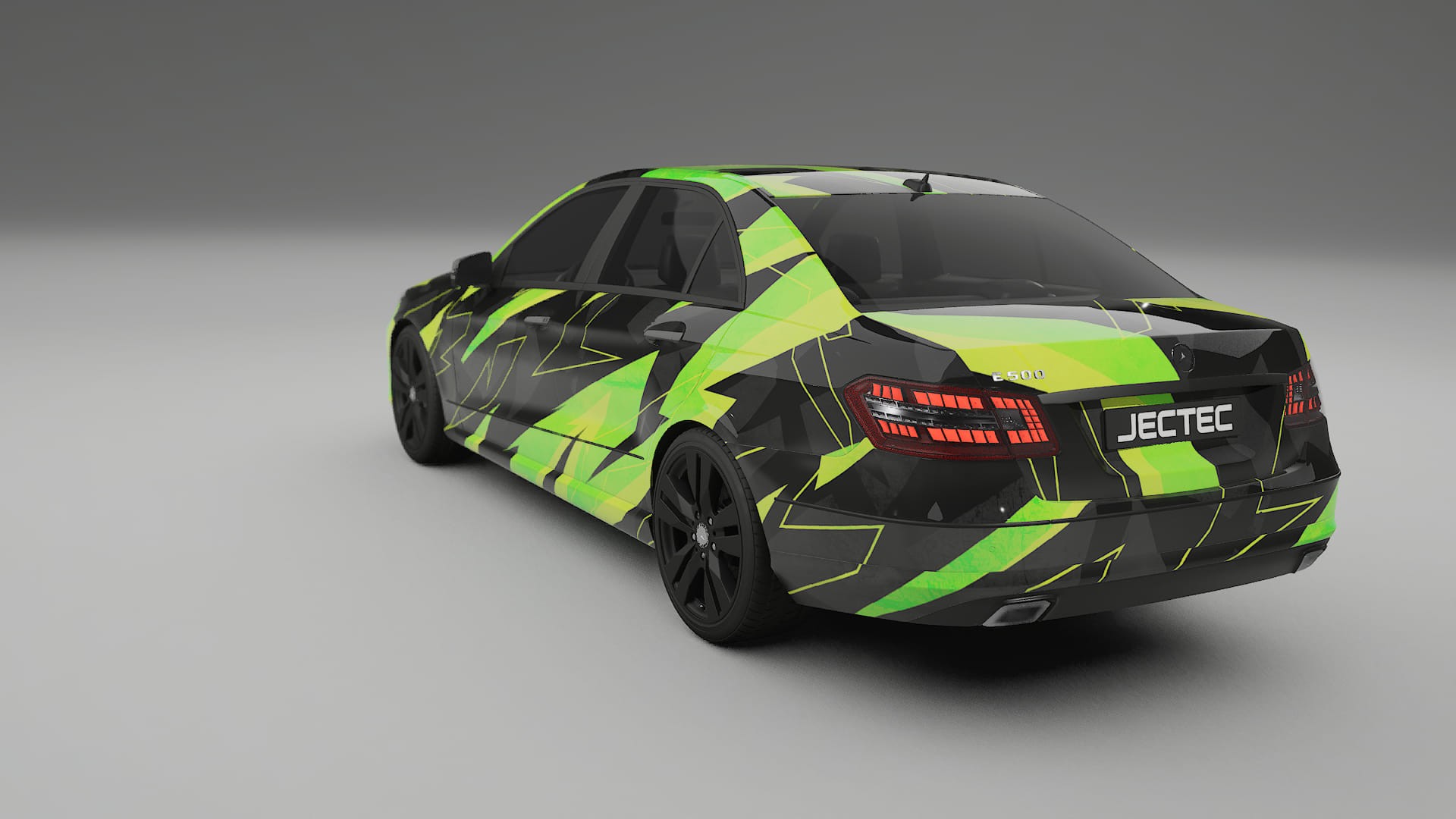 Mercedes E-class Sedan W212 Prefacelift pre-LCI NINJA TURTLES – Ontworpen Wrap PPF Kit van Printbaar Polyurethaanfolie