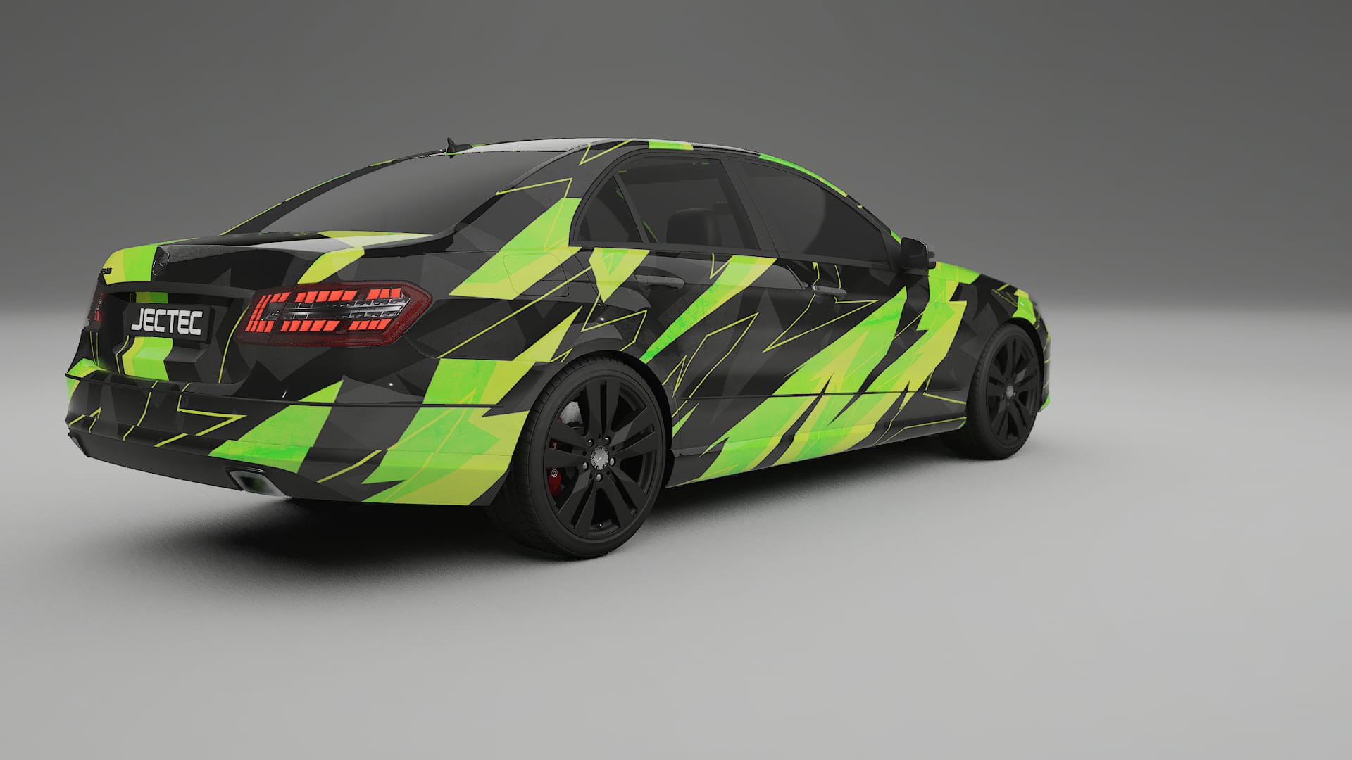 Mercedes E-class Sedan W212 Prefacelift pre-LCI NINJA TURTLES – Ontworpen Wrap PPF Kit van Printbaar Polyurethaanfolie