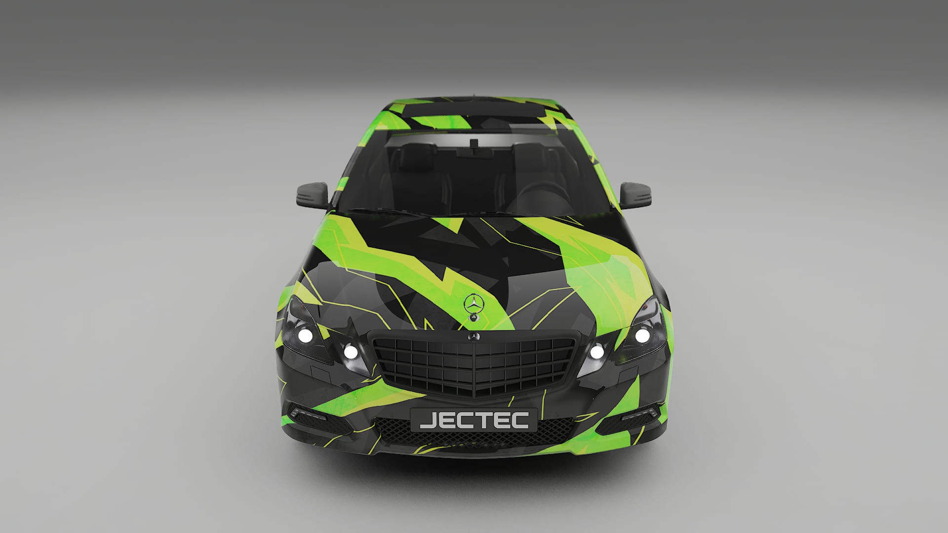 Mercedes E-class Sedan W212 Prefacelift pre-LCI NINJA TURTLES – Ontworpen Wrap PPF Kit van Printbaar Polyurethaanfolie