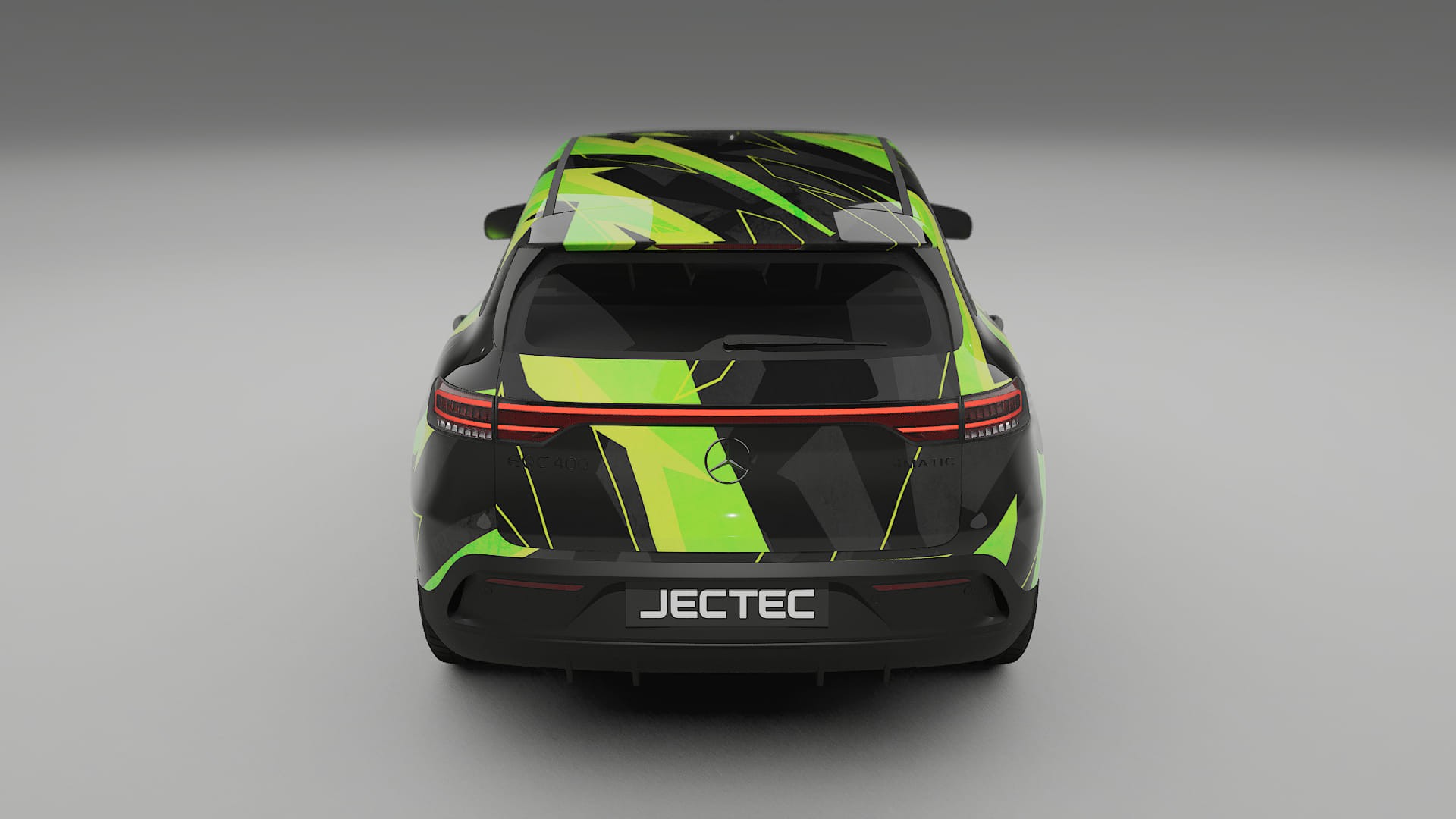 Mercedes EQC AMG NINJA TURTLES – Ontworpen Wrap PPF Kit van Printbaar Polyurethaanfolie