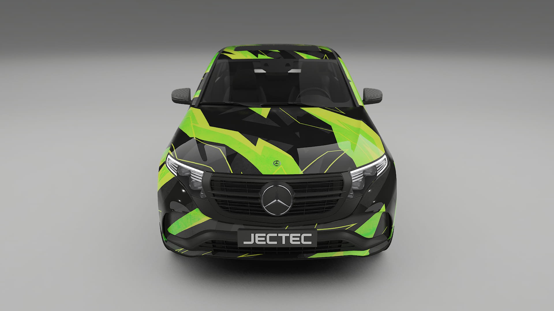 Mercedes EQC AMG NINJA TURTLES – Ontworpen Wrap PPF Kit van Printbaar Polyurethaanfolie