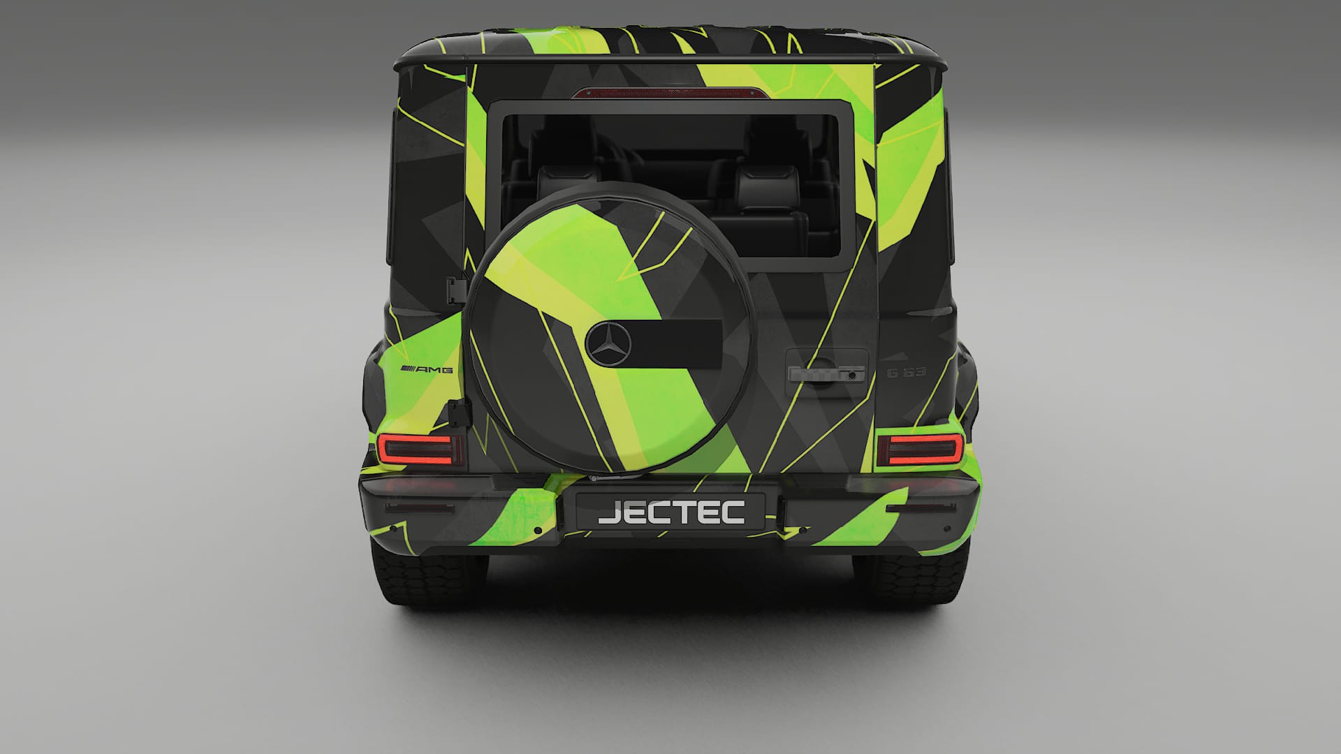 Mercedes G63 AMG W463A NINJA TURTLES – Ontworpen Wrap PPF Kit van Printbaar Polyurethaanfolie