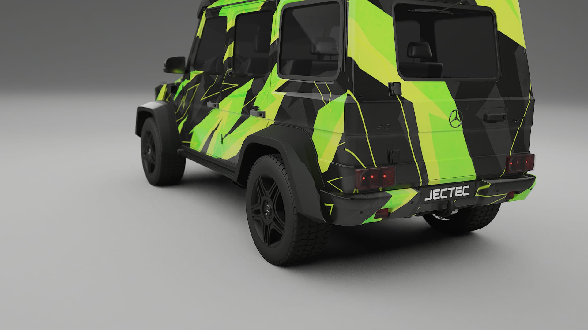 Mercedes G-class 4x4 W463 NINJA TURTLES – Ontworpen Wrap PPF Kit van Printbaar Polyurethaanfolie