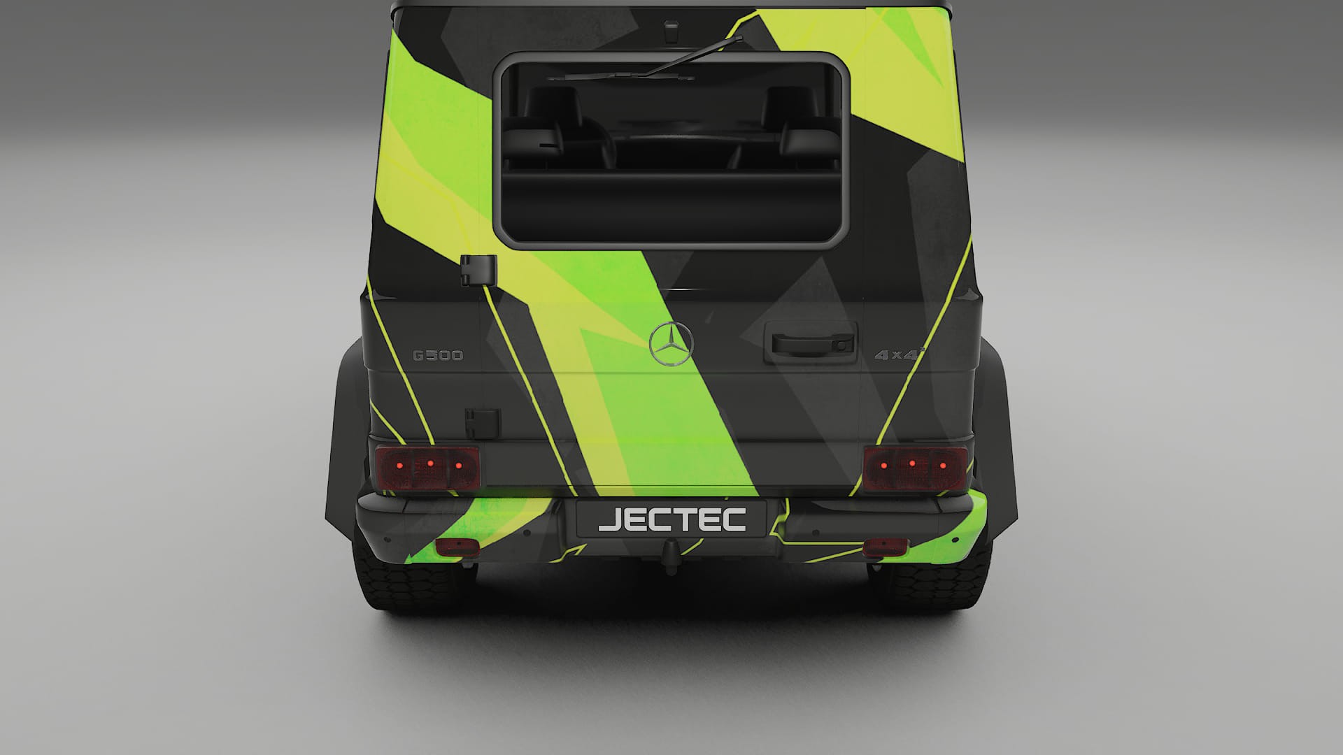 Mercedes G-class 4x4 W463 NINJA TURTLES – Ontworpen Wrap PPF Kit van Printbaar Polyurethaanfolie