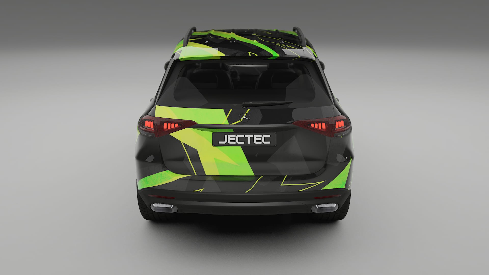 Mercedes GLE W167 NINJA TURTLES – Ontworpen Wrap PPF Kit van Printbaar Polyurethaanfolie