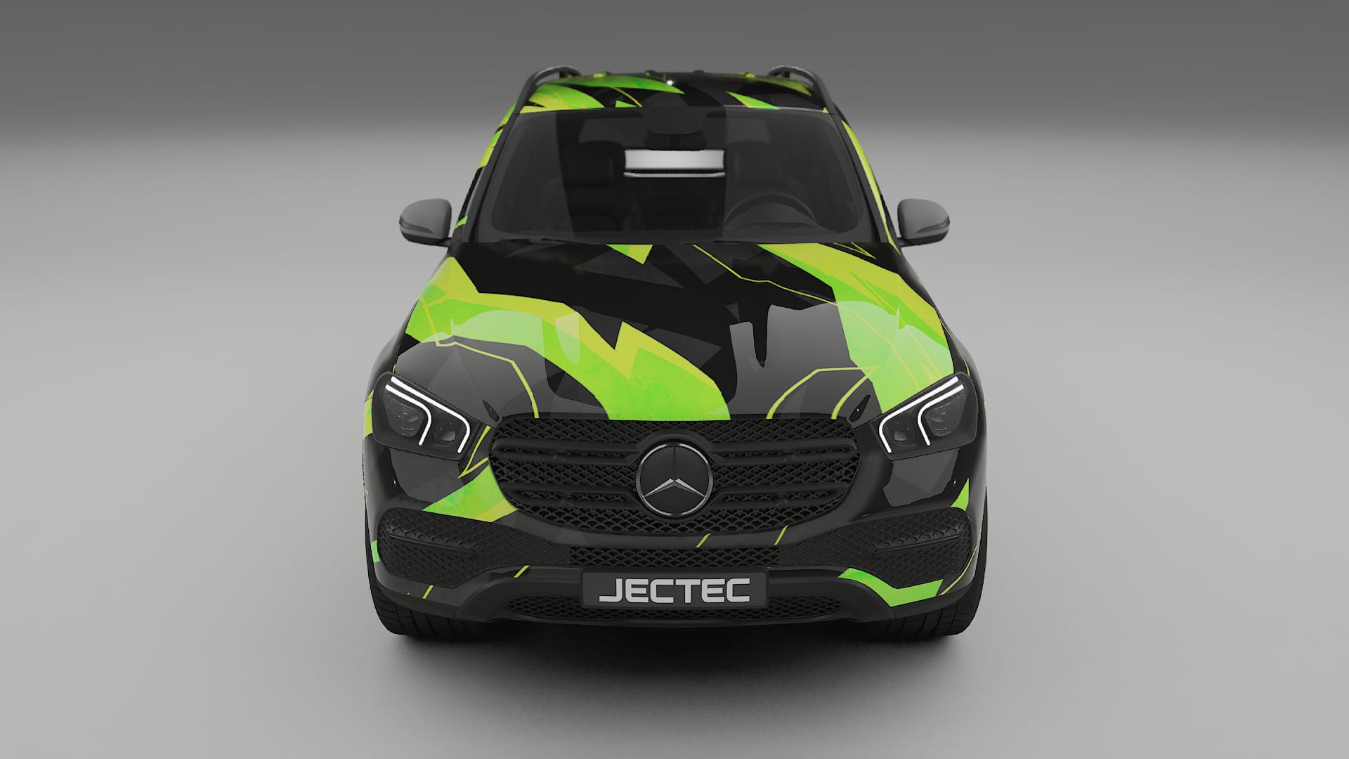 Mercedes GLE W167 NINJA TURTLES – Ontworpen Wrap PPF Kit van Printbaar Polyurethaanfolie