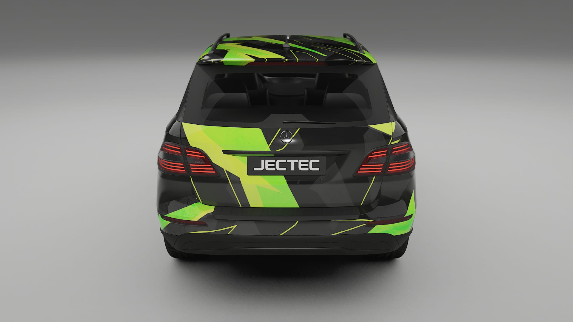 Mercedes M-class W166 NINJA TURTLES – Ontworpen Wrap PPF Kit van Printbaar Polyurethaanfolie