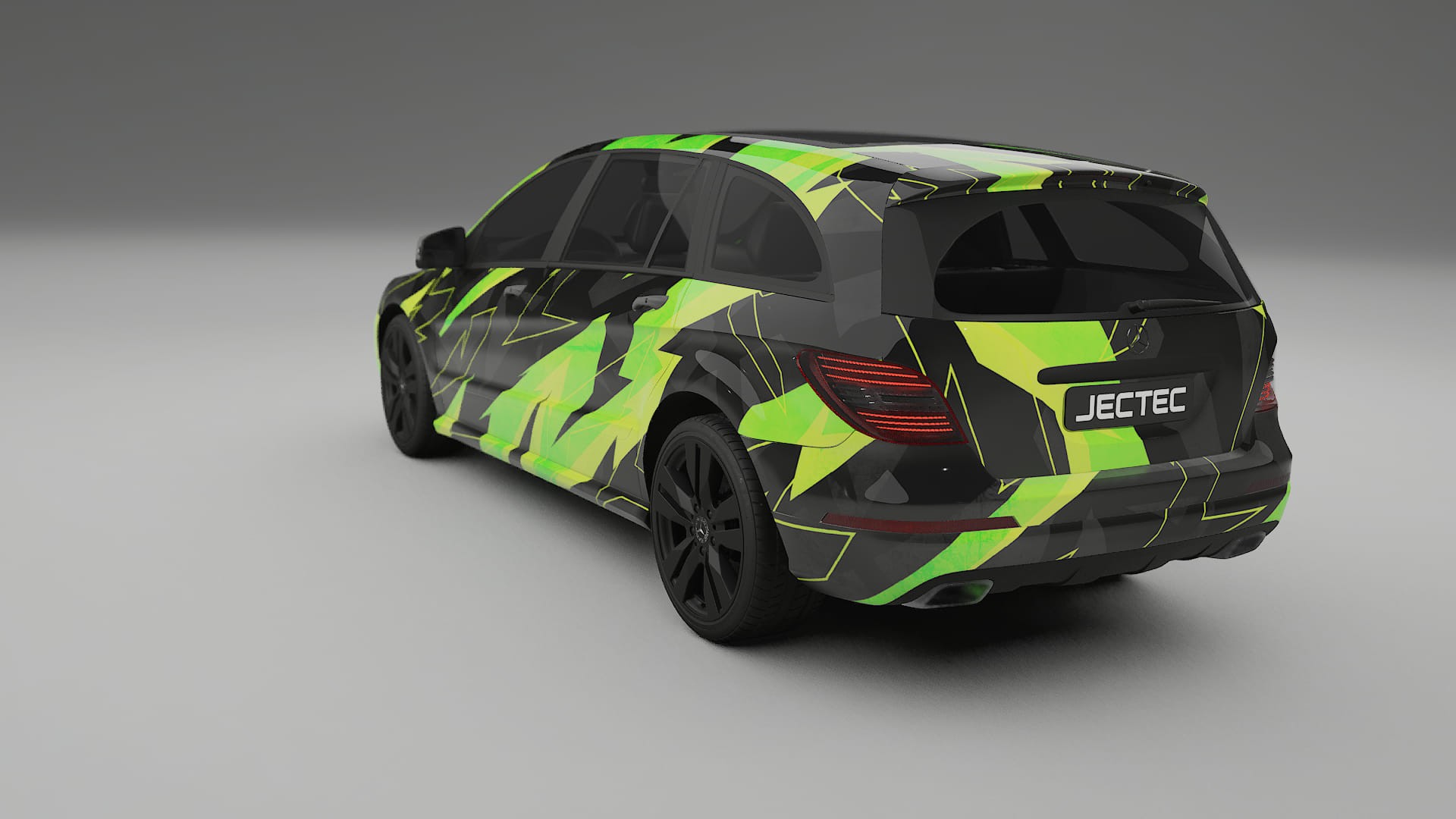 Mercedes R-class W251 facelift LCI NINJA TURTLES – Ontworpen Wrap PPF Kit van Printbaar Polyurethaanfolie