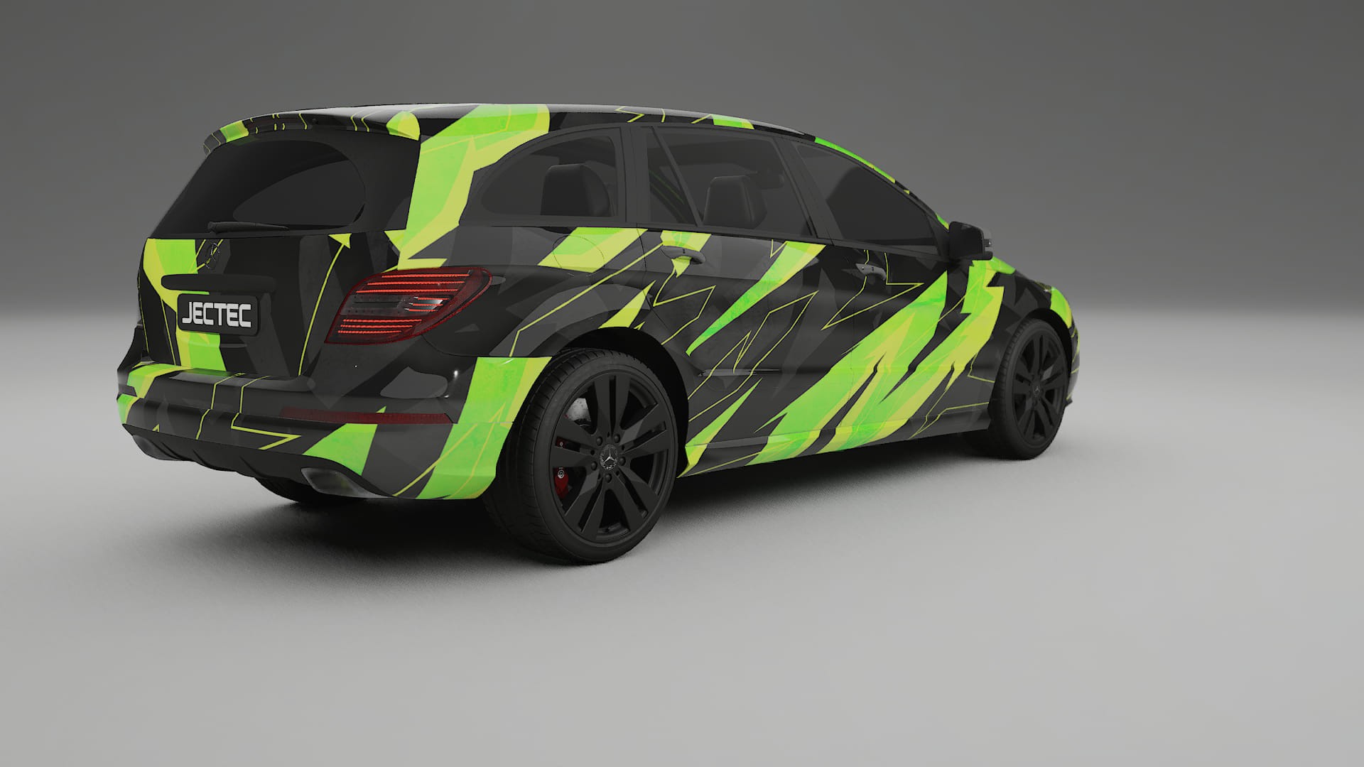 Mercedes R-class W251 facelift LCI NINJA TURTLES – Ontworpen Wrap PPF Kit van Printbaar Polyurethaanfolie
