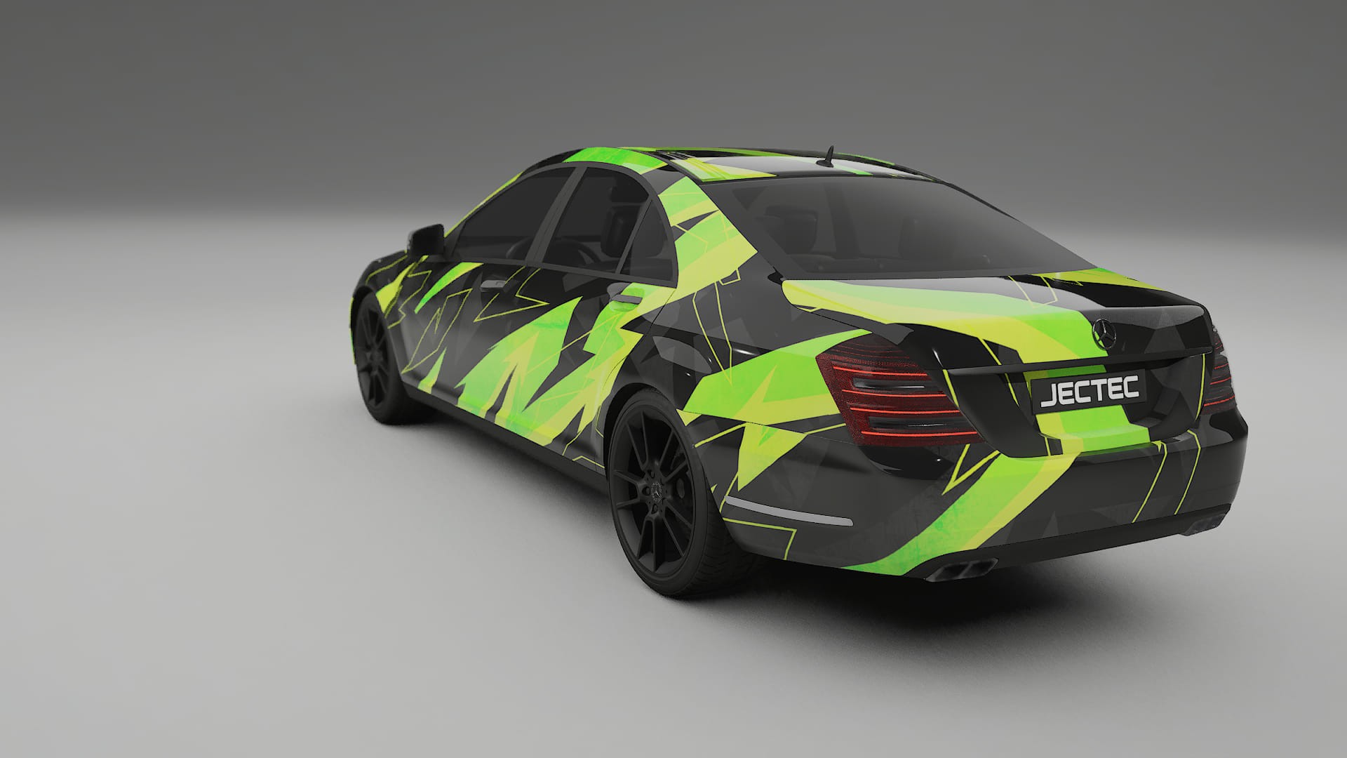 Mercedes S-class W221 facelift LCI NINJA TURTLES – Ontworpen Wrap PPF Kit van Printbaar Polyurethaanfolie
