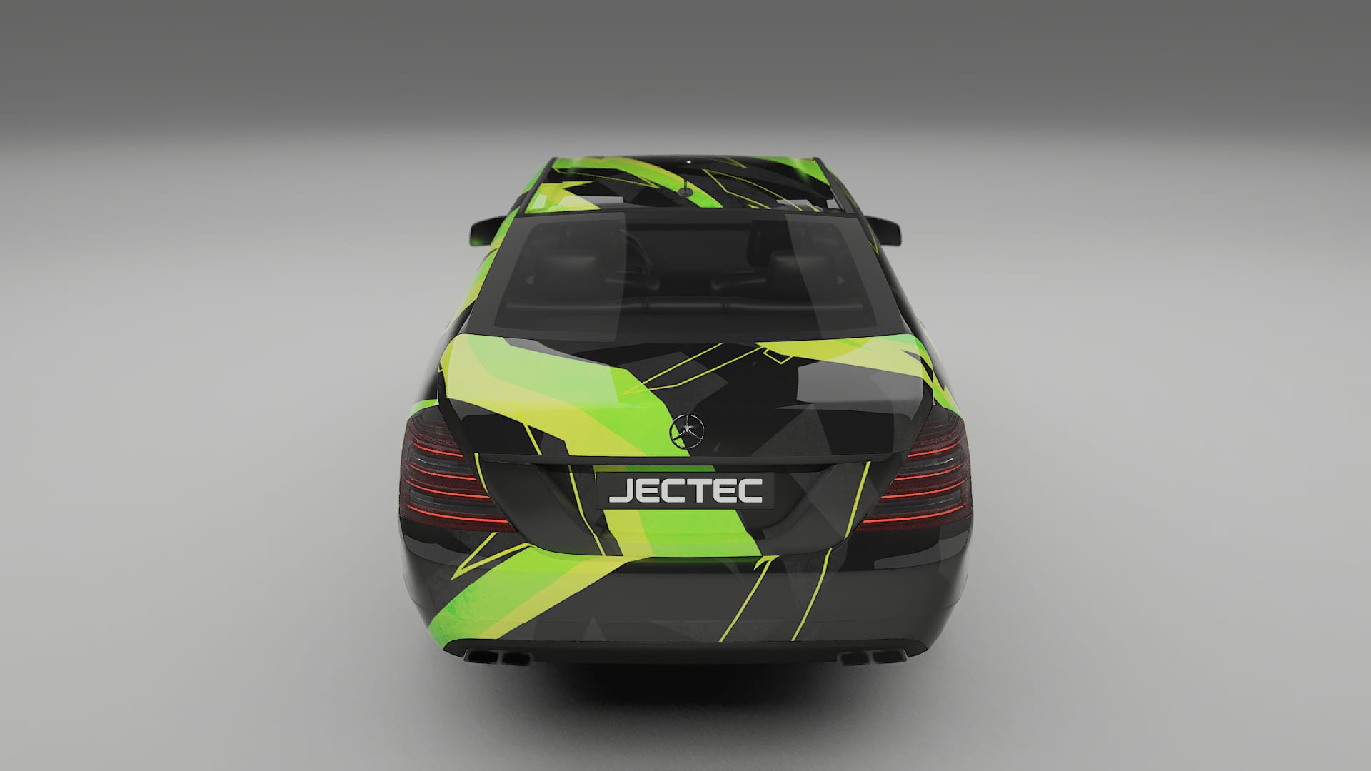 Mercedes S-class W221 facelift LCI NINJA TURTLES – Ontworpen Wrap PPF Kit van Printbaar Polyurethaanfolie