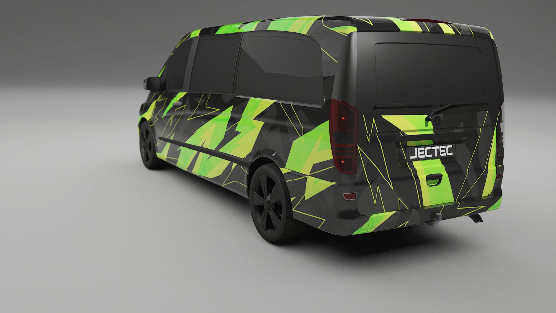 Mercedes Viano Extralong W439 Facelift LCI NINJA TURTLES – Ontworpen Wrap PPF Kit van Printbaar Polyurethaanfolie