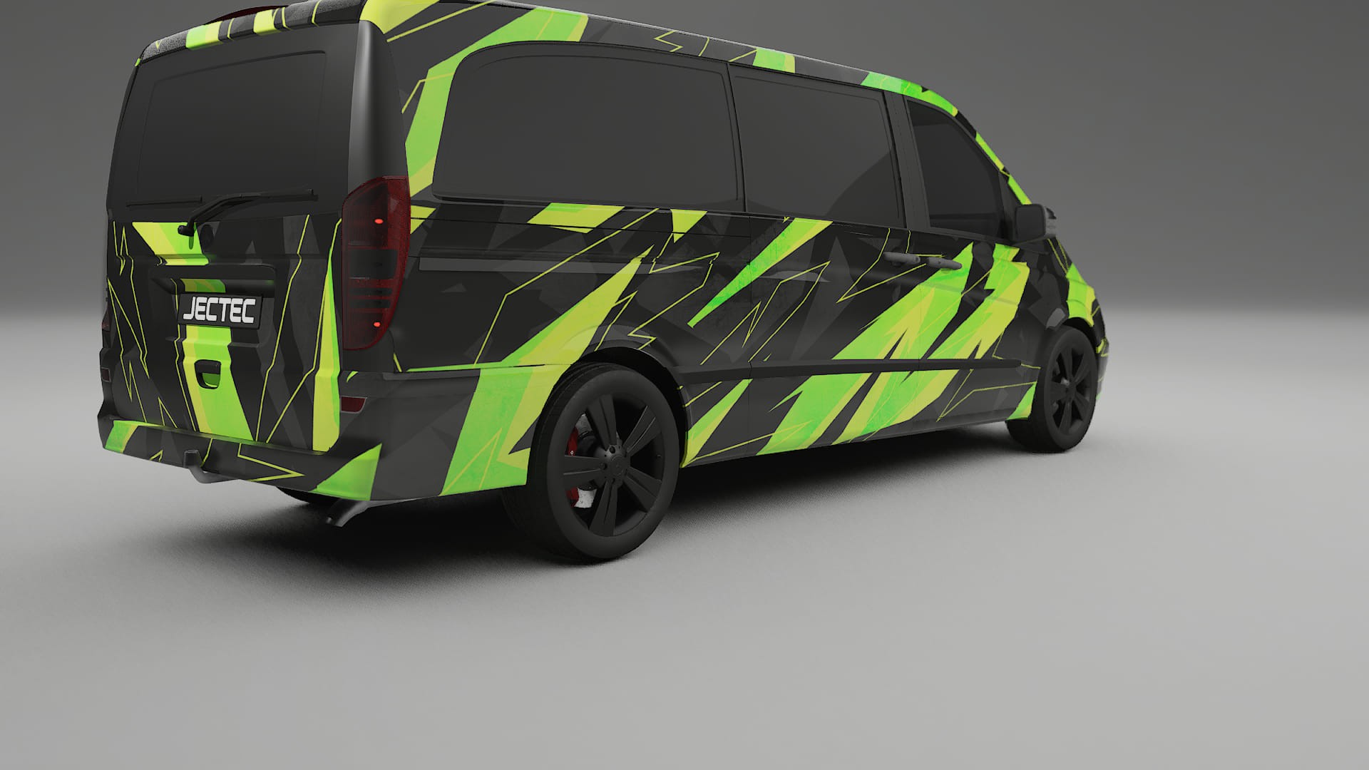 Mercedes Viano Extralong W439 Facelift LCI NINJA TURTLES – Ontworpen Wrap PPF Kit van Printbaar Polyurethaanfolie