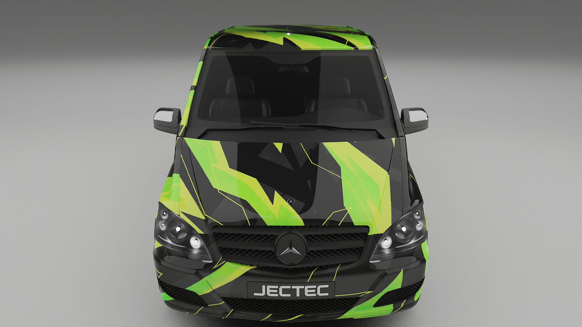 Mercedes Viano Extralong W439 Facelift LCI NINJA TURTLES – Ontworpen Wrap PPF Kit van Printbaar Polyurethaanfolie