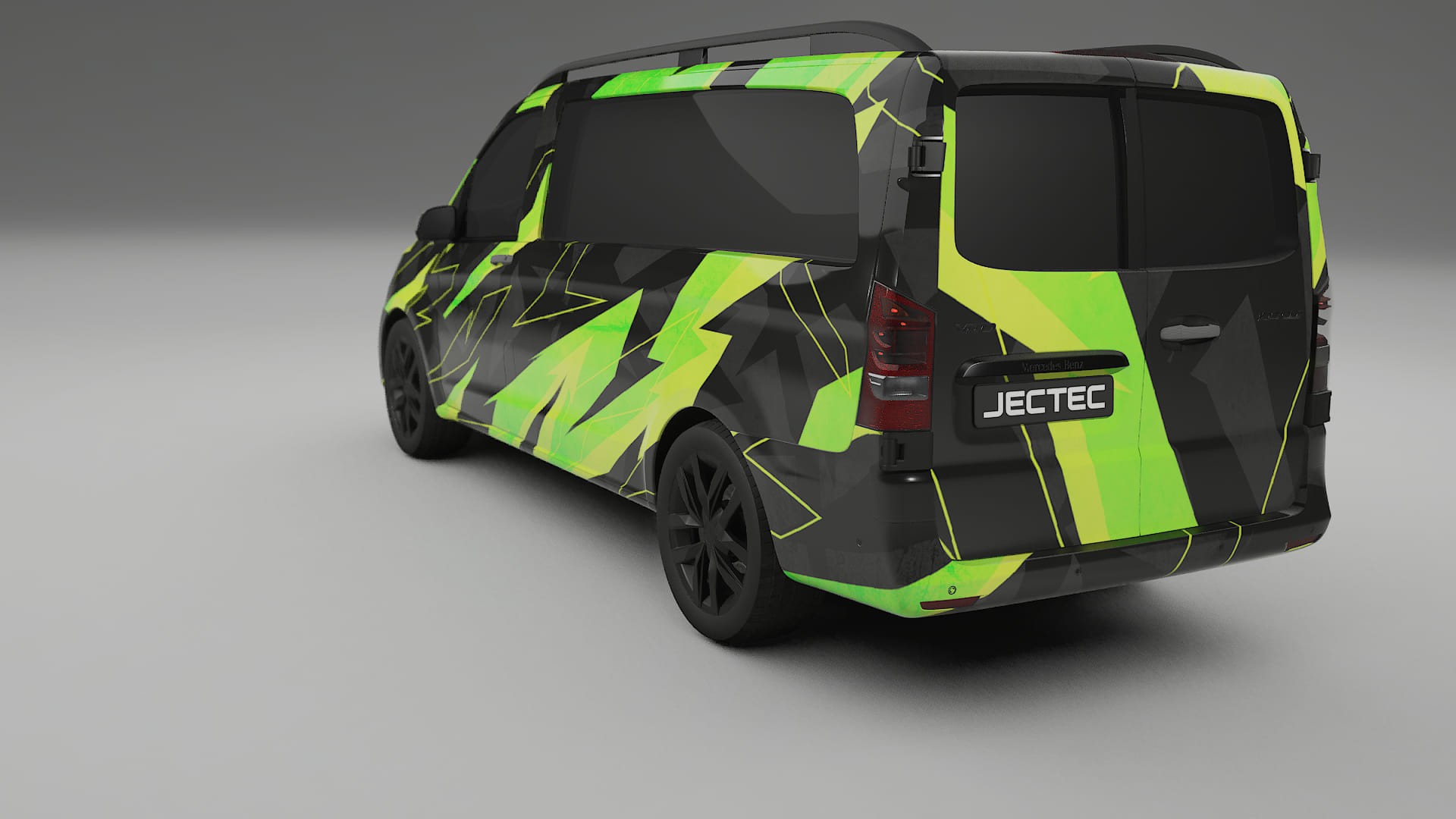 Mercedes Vito Short W447 prefacelift pre-LCI NINJA TURTLES – Ontworpen Wrap PPF Kit van Printbaar Polyurethaanfolie