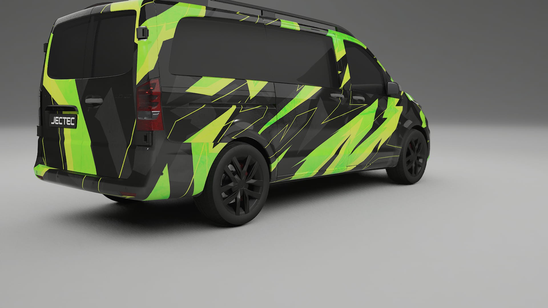 Mercedes Vito Short W447 prefacelift pre-LCI NINJA TURTLES – Ontworpen Wrap PPF Kit van Printbaar Polyurethaanfolie